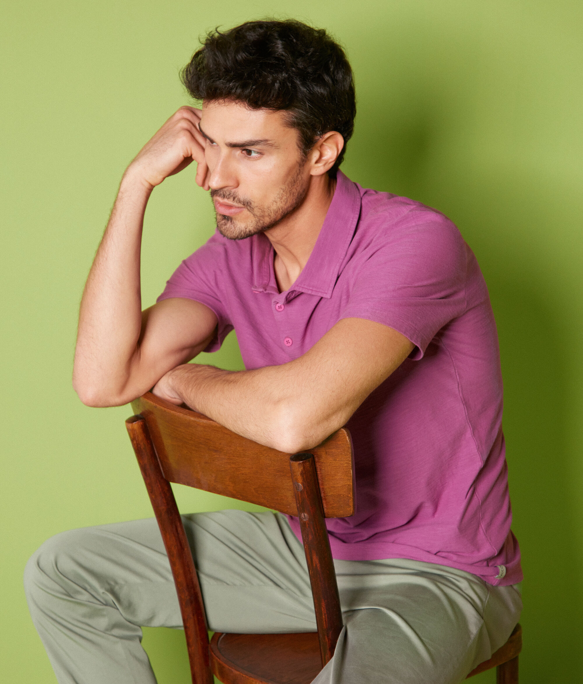 Twist Cotton Polo Shirt