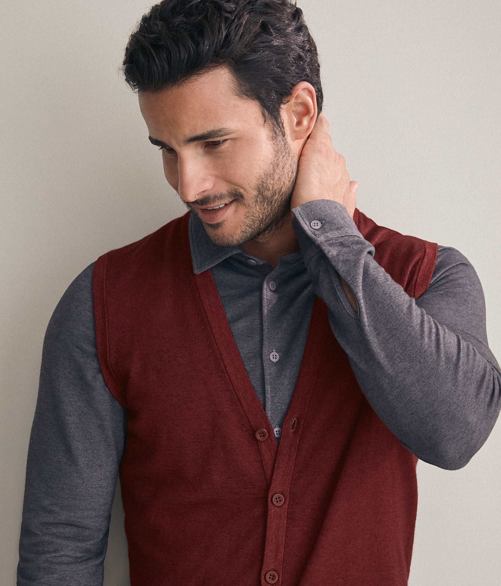 Gilet Cashmere Ultrafine Bottoni