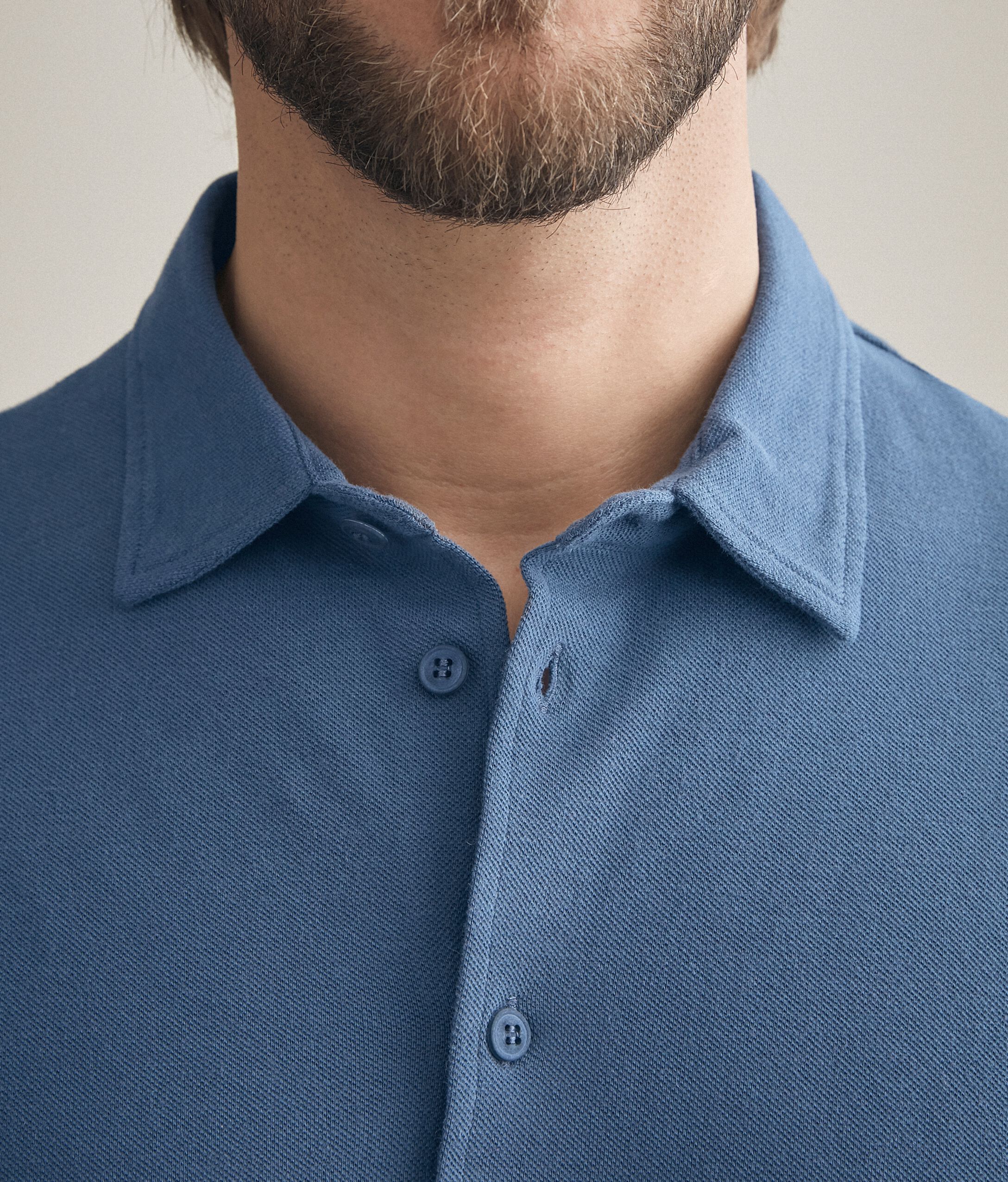 Camicia piquet cotone seta