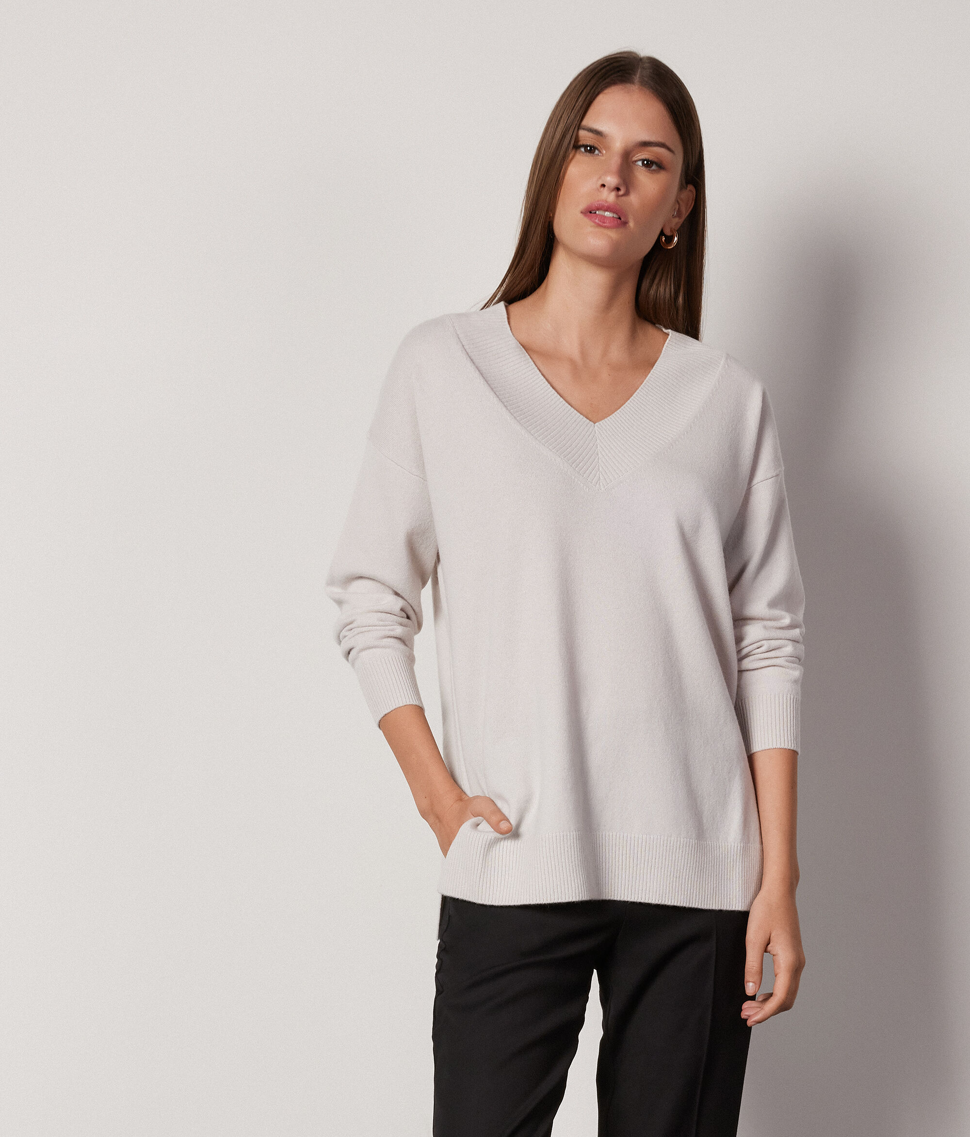 Maximaglia in Cashmere Ultrasoft Scollo a V