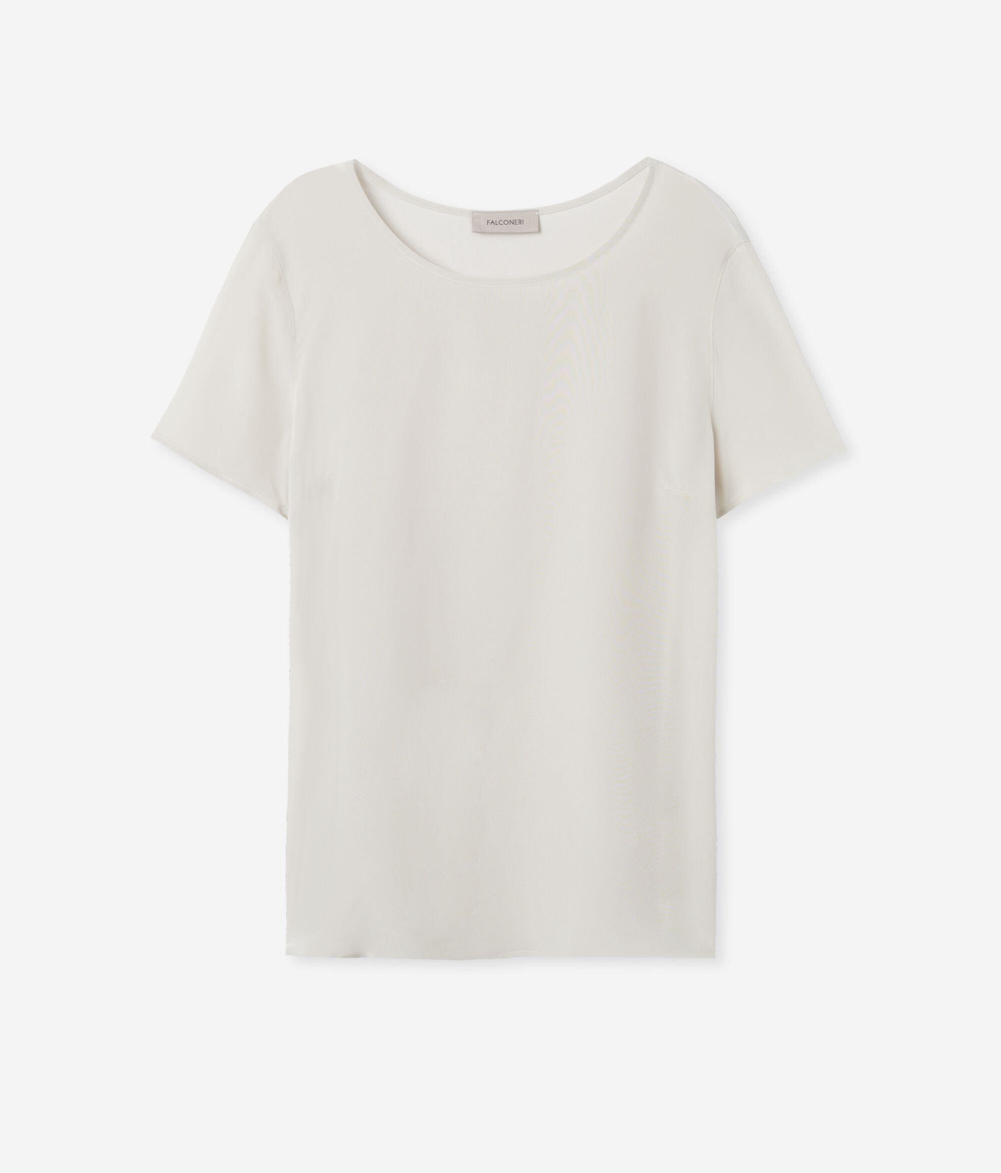T-shirt Girocollo in Seta
