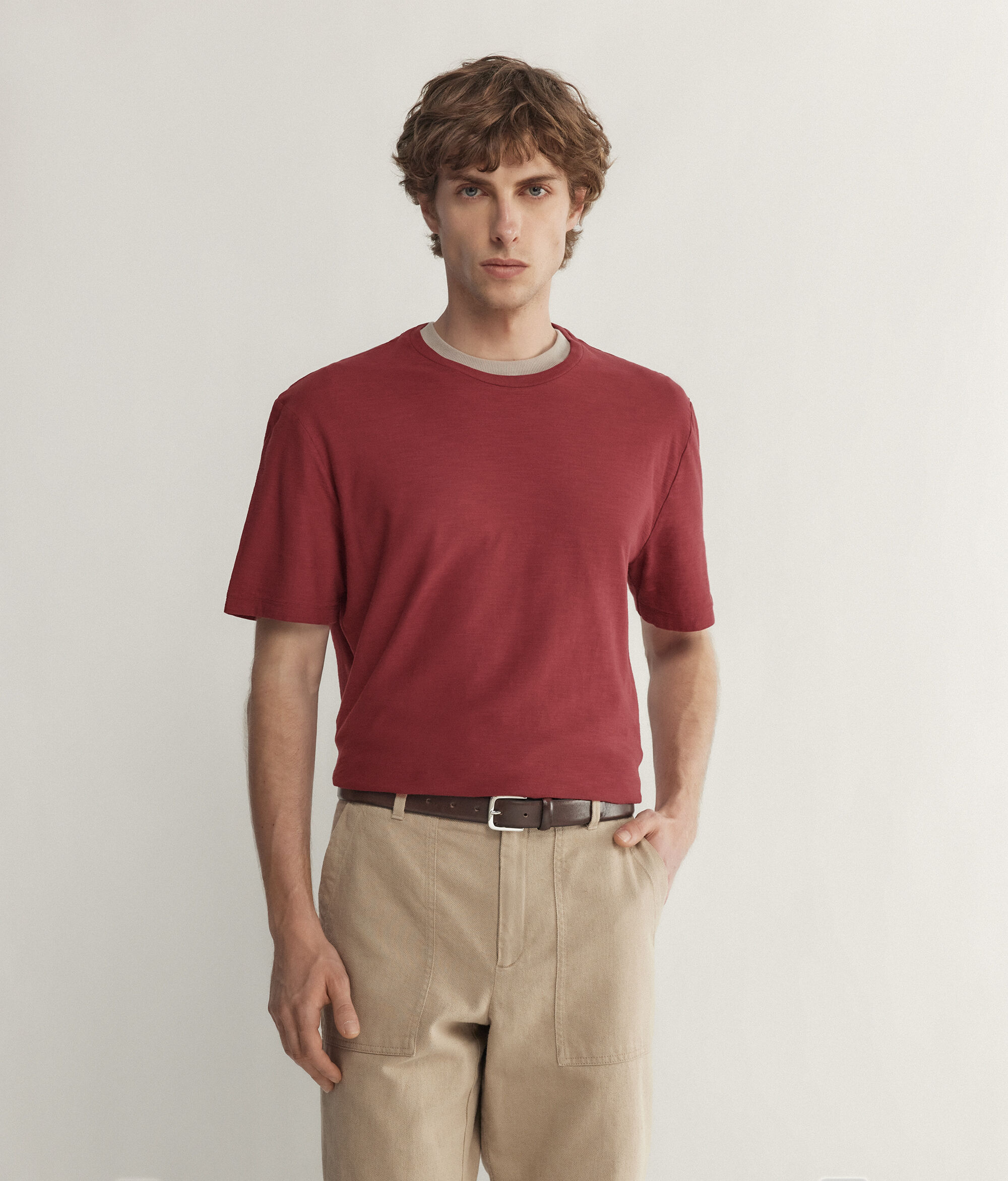 Twist Cotton T-Shirt