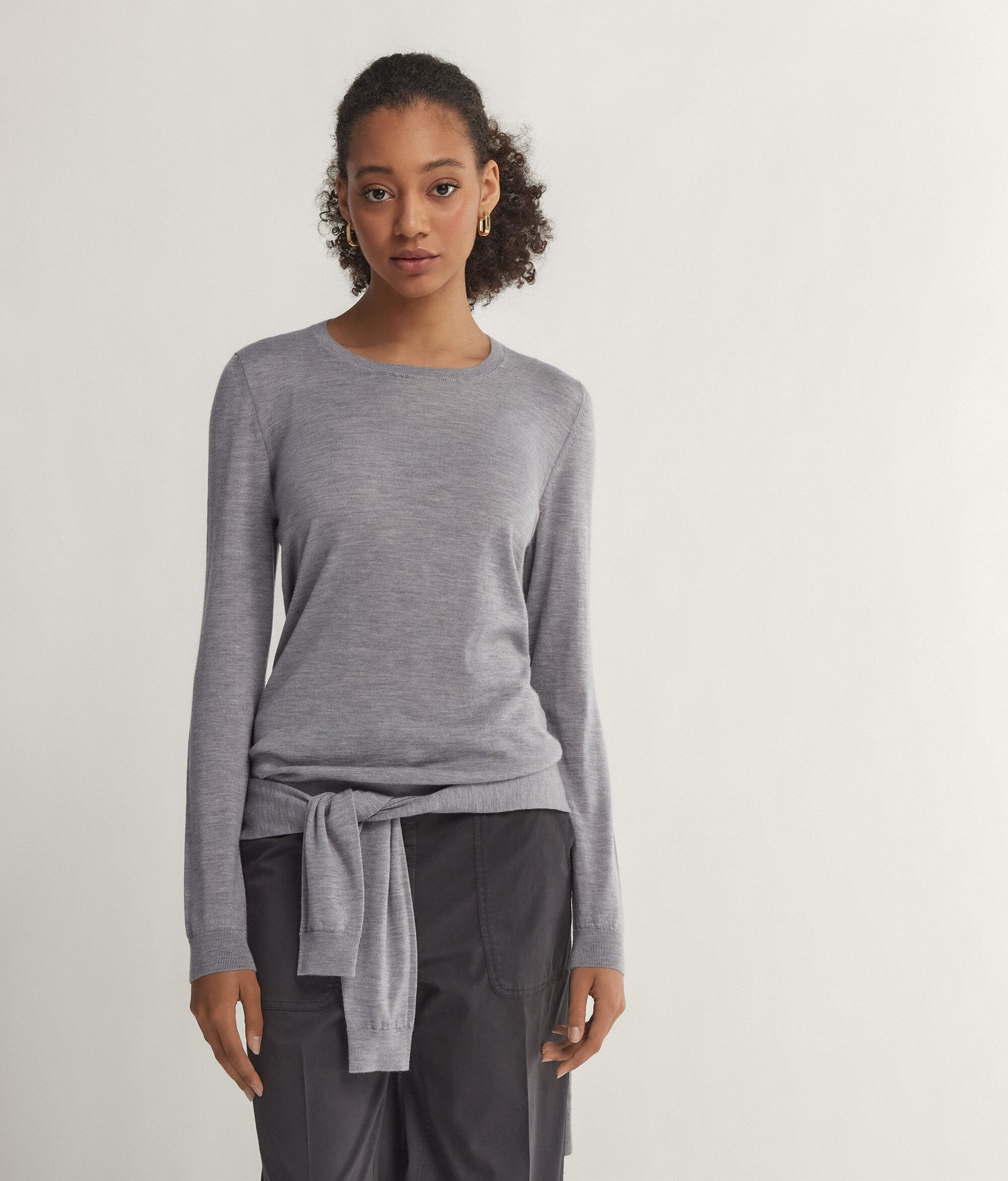 Maglia Girocollo in Cashmere Ultrafine