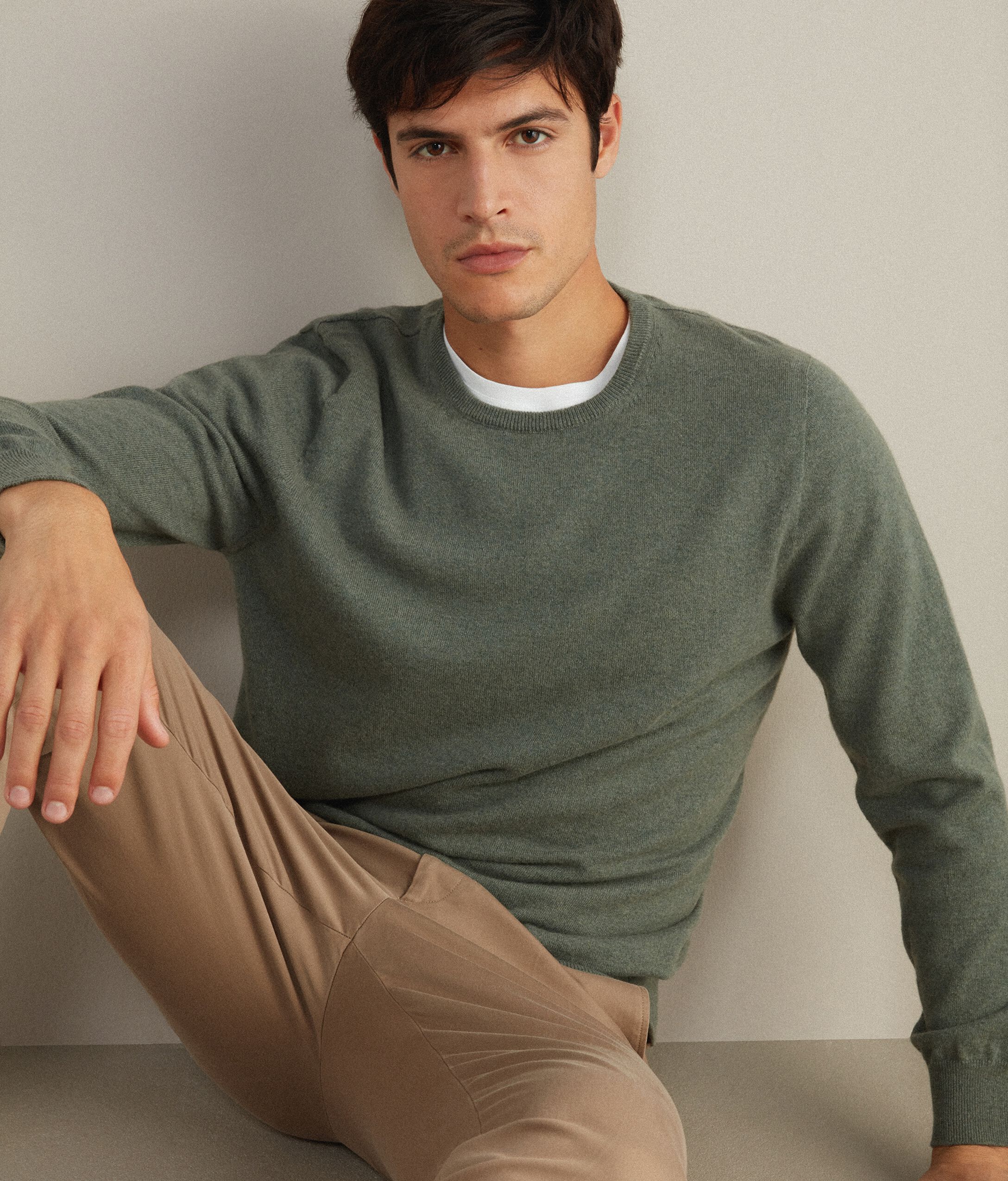 Μπλούζα με Στρογγυλή Λαιμόκοψη από Ultrasoft Cashmere