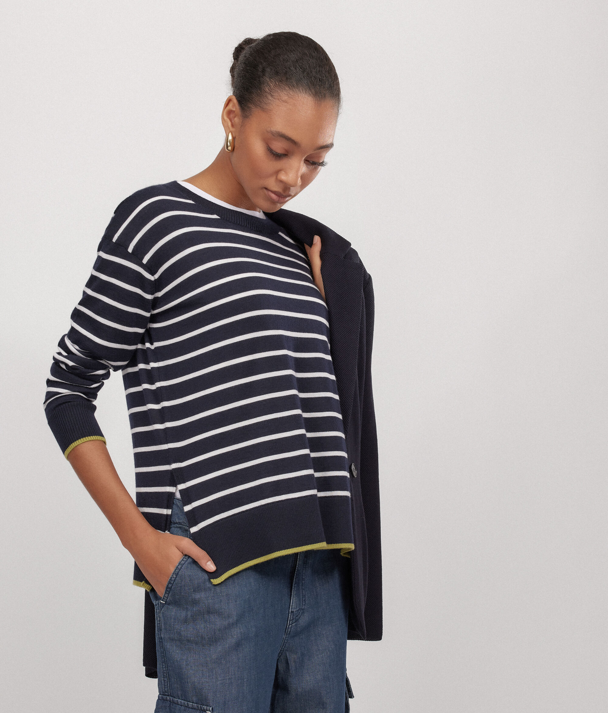 Maglia Cashmere Righe