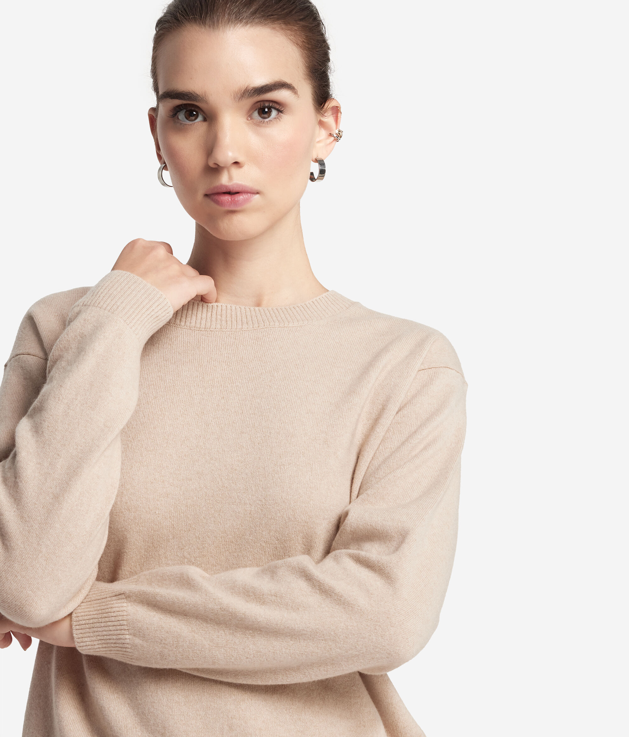 Pullover mit U-Boot-Ausschnitt aus Kaschmir Ultrasoft