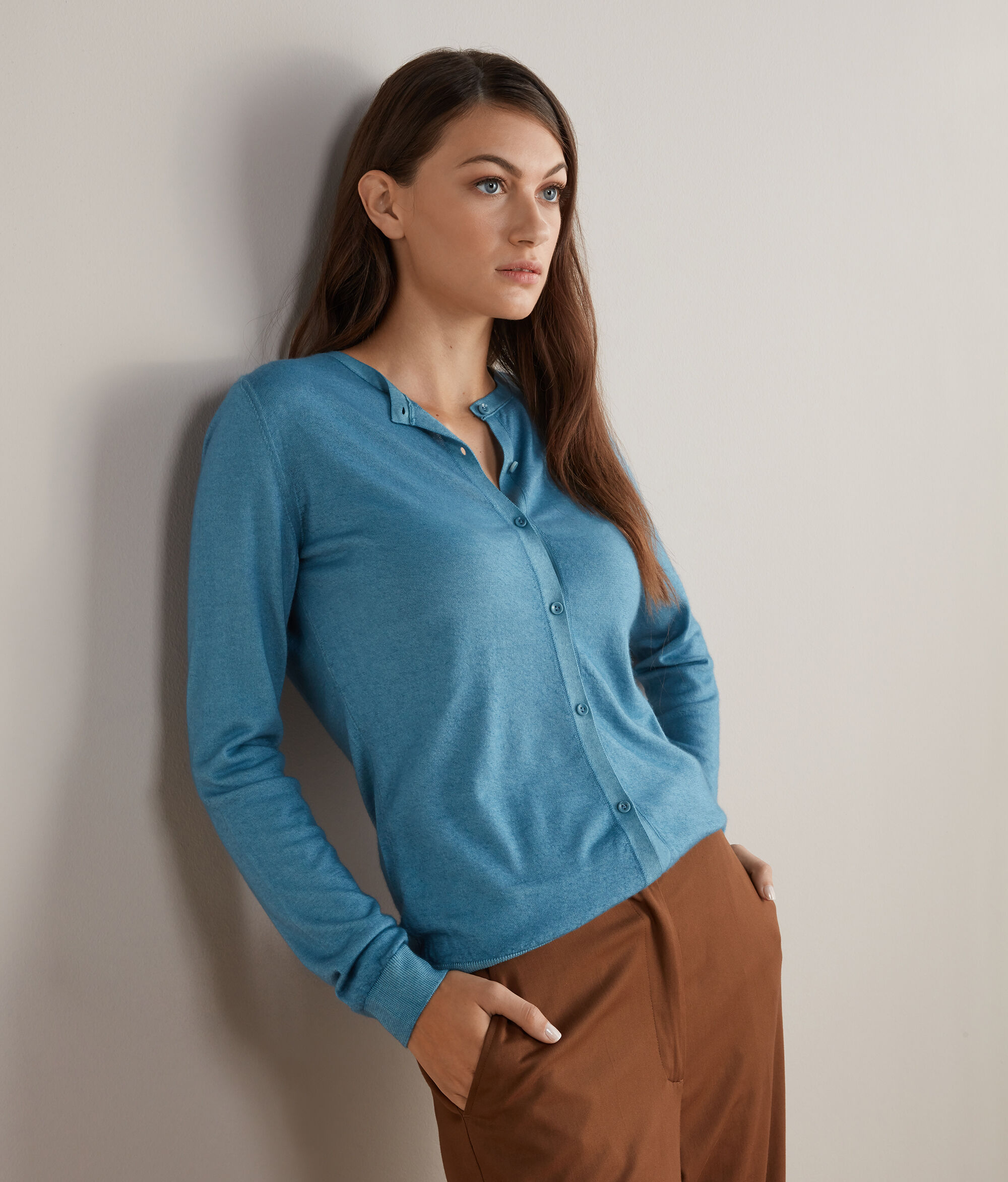 Gilet en cachemire ultra-fin