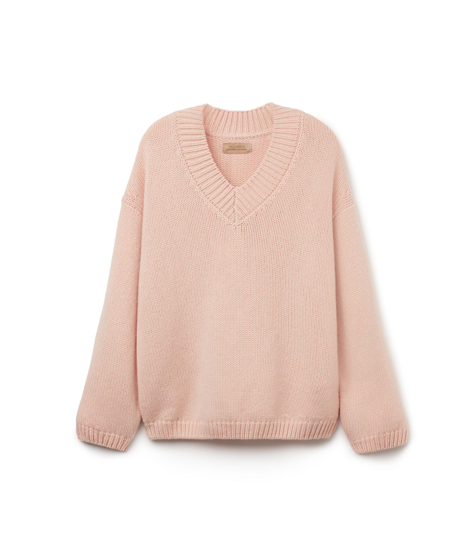 Maglia Scollo a V in Cashmere Ultrasoft Tricot