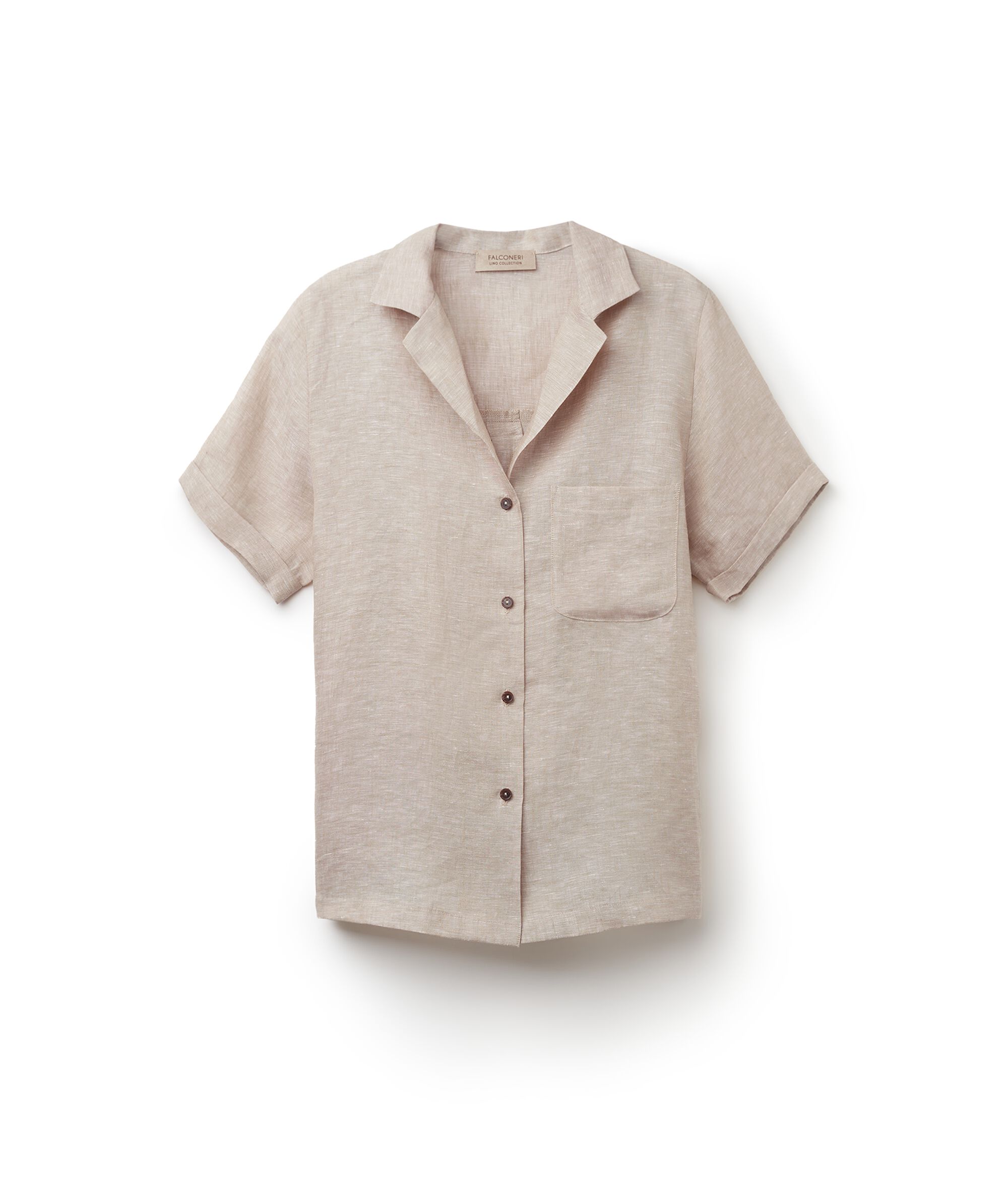 Camicia Maniche Corte in Lino