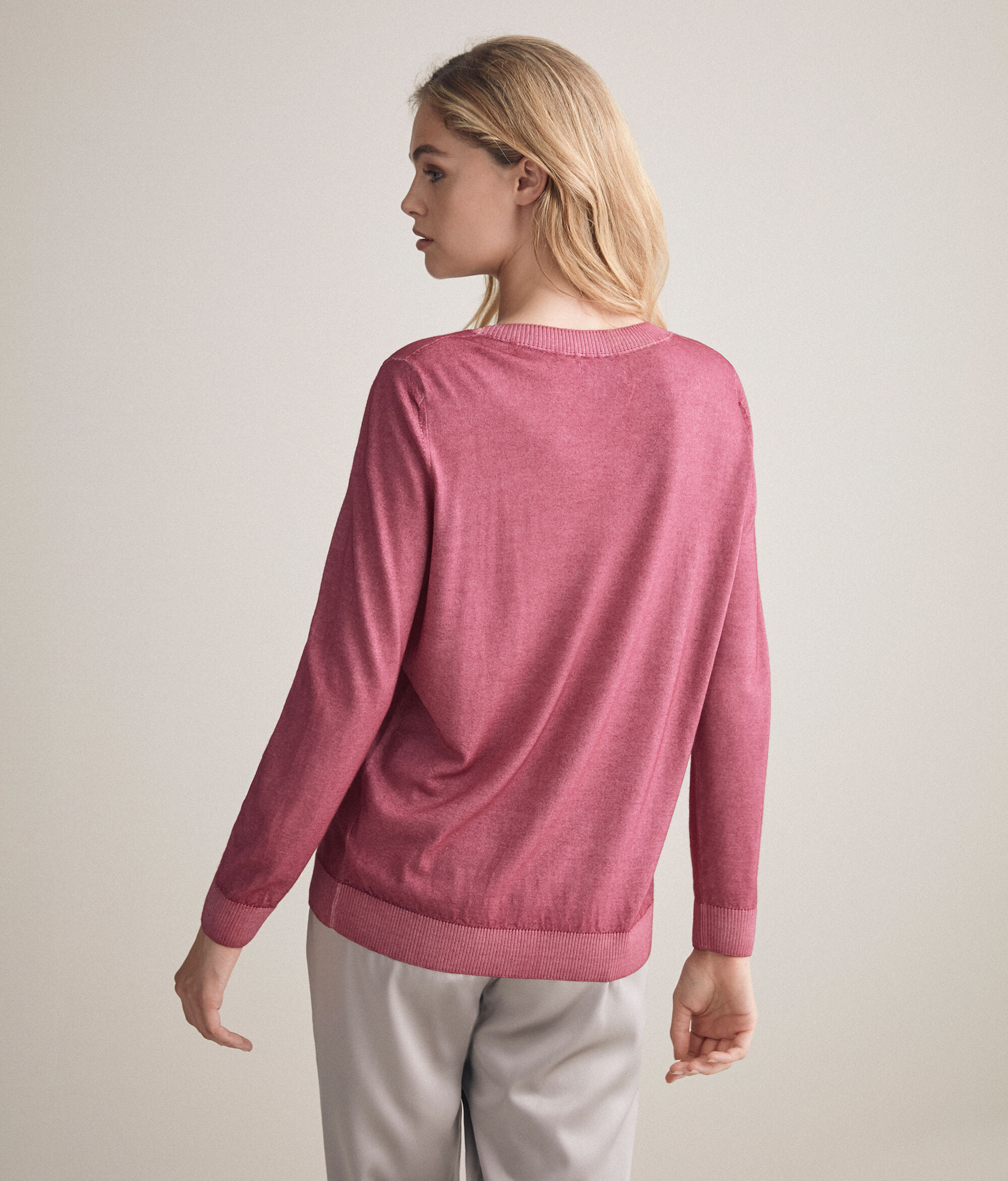 Maglia Girocollo in Cashmere Ultrafine