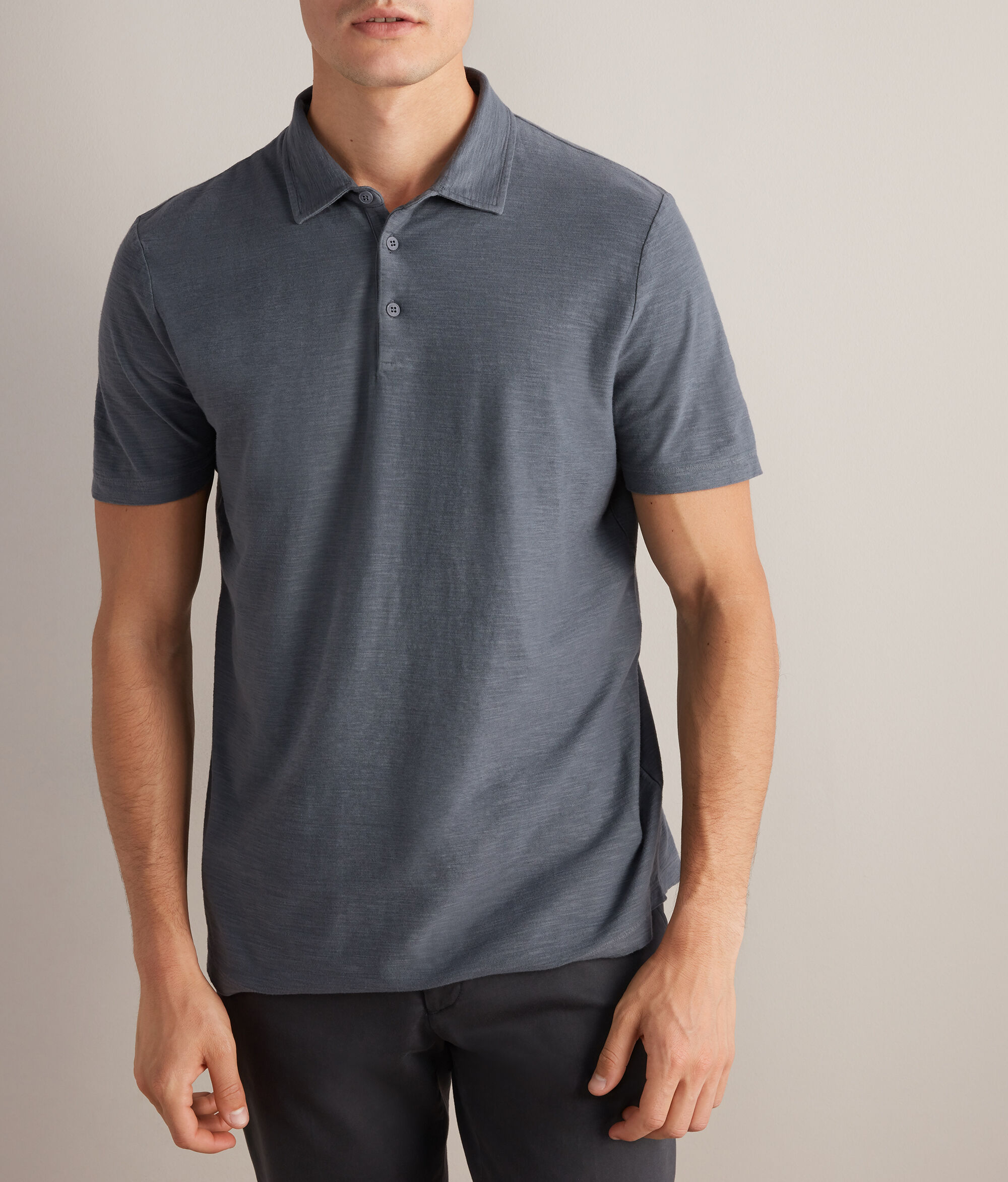 Poloshirt aus Twist-Baumwolle