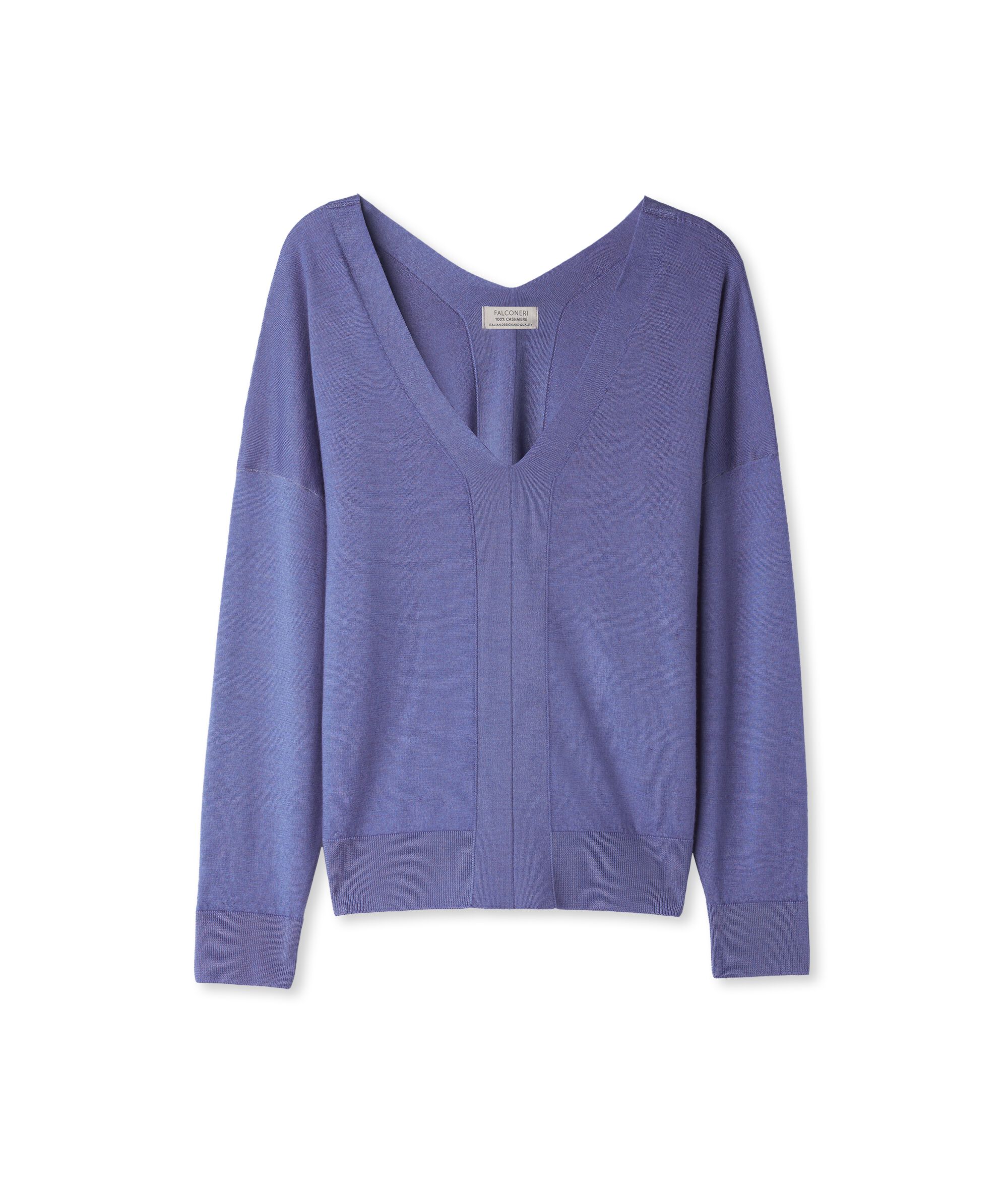 Maglia Scollo V in Cashmere Ultrafine
