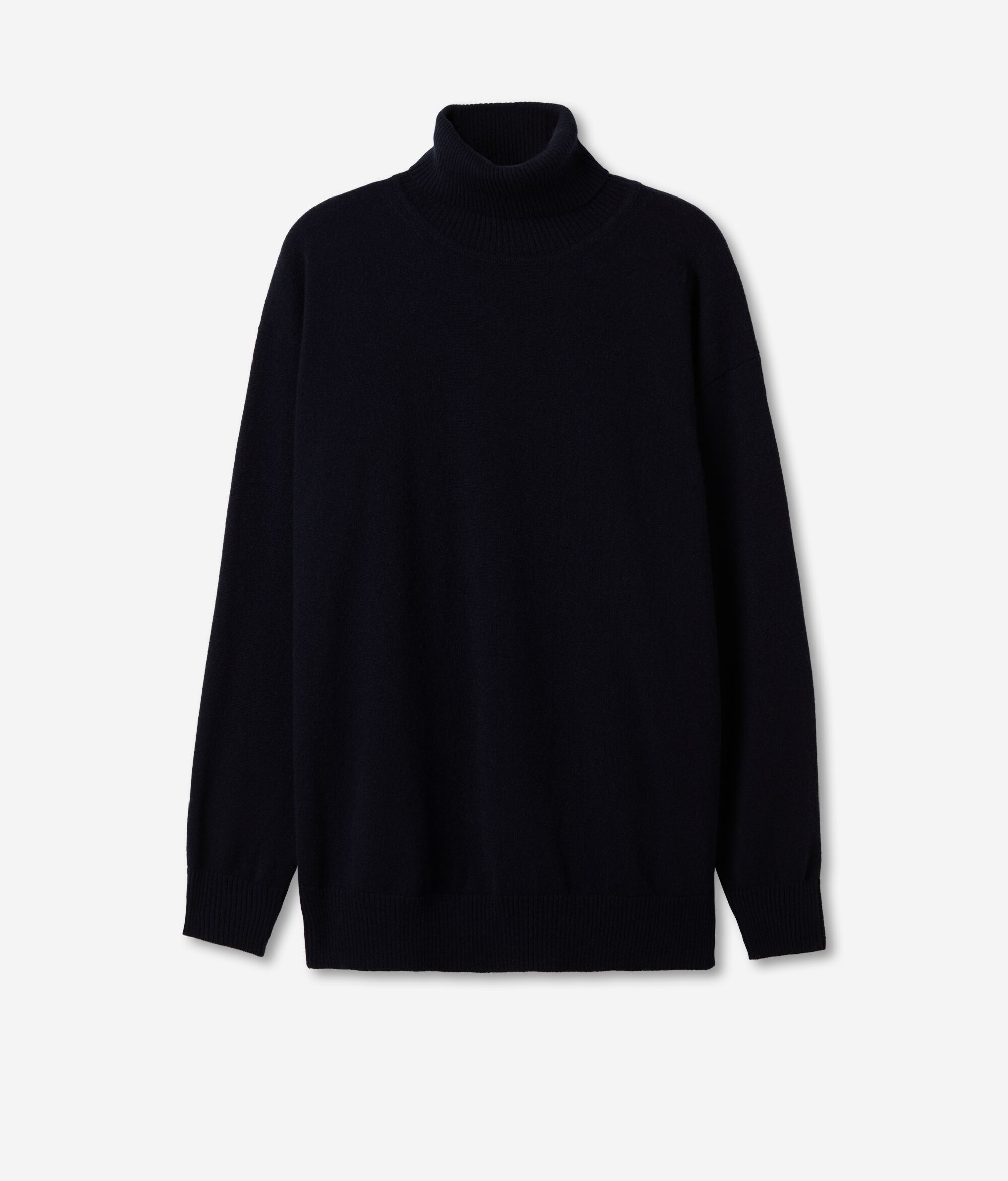 Rollkragenpullover aus Kaschmir Ultrasoft mit Schlitzen