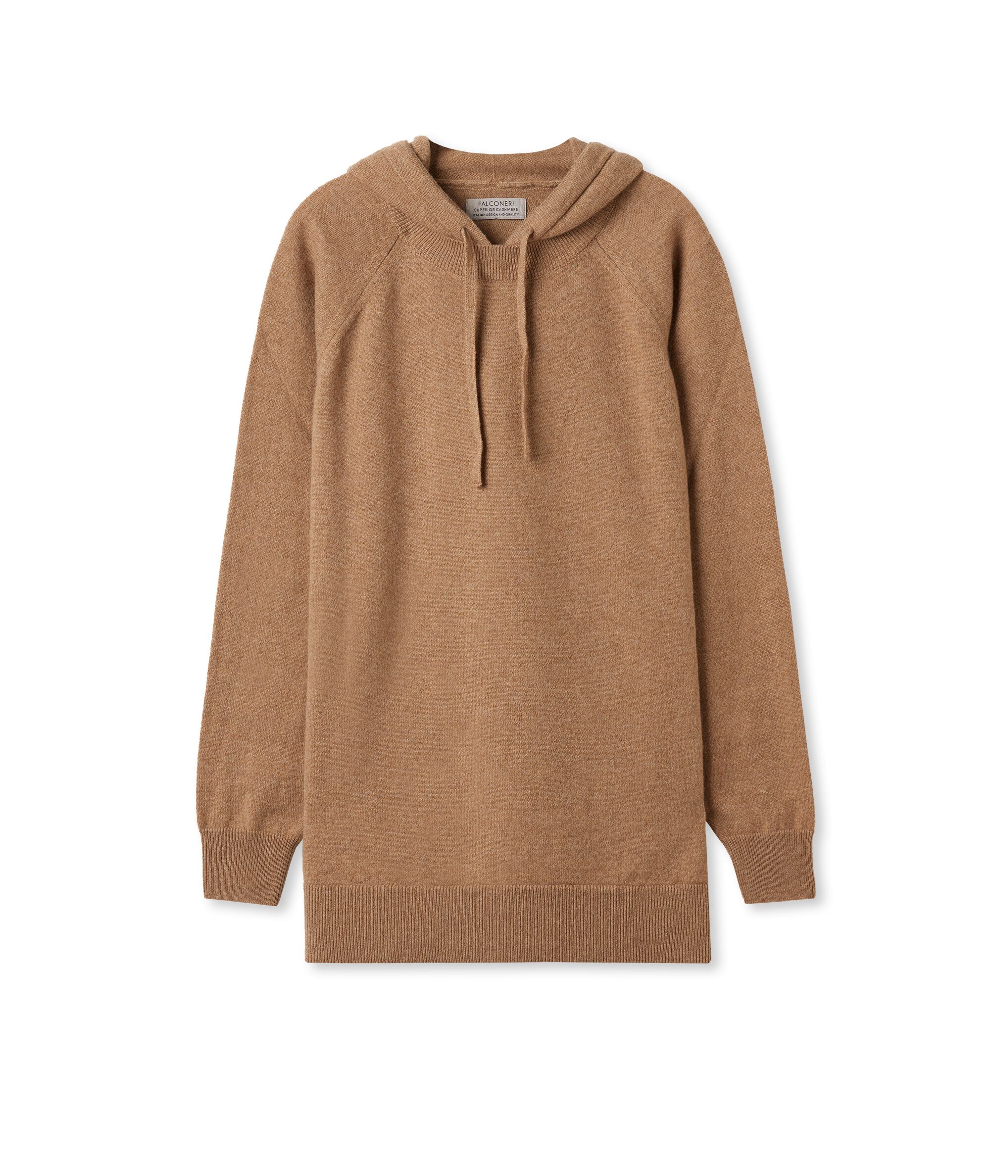 Felpa con Cappuccio in Cashmere Ultrasoft