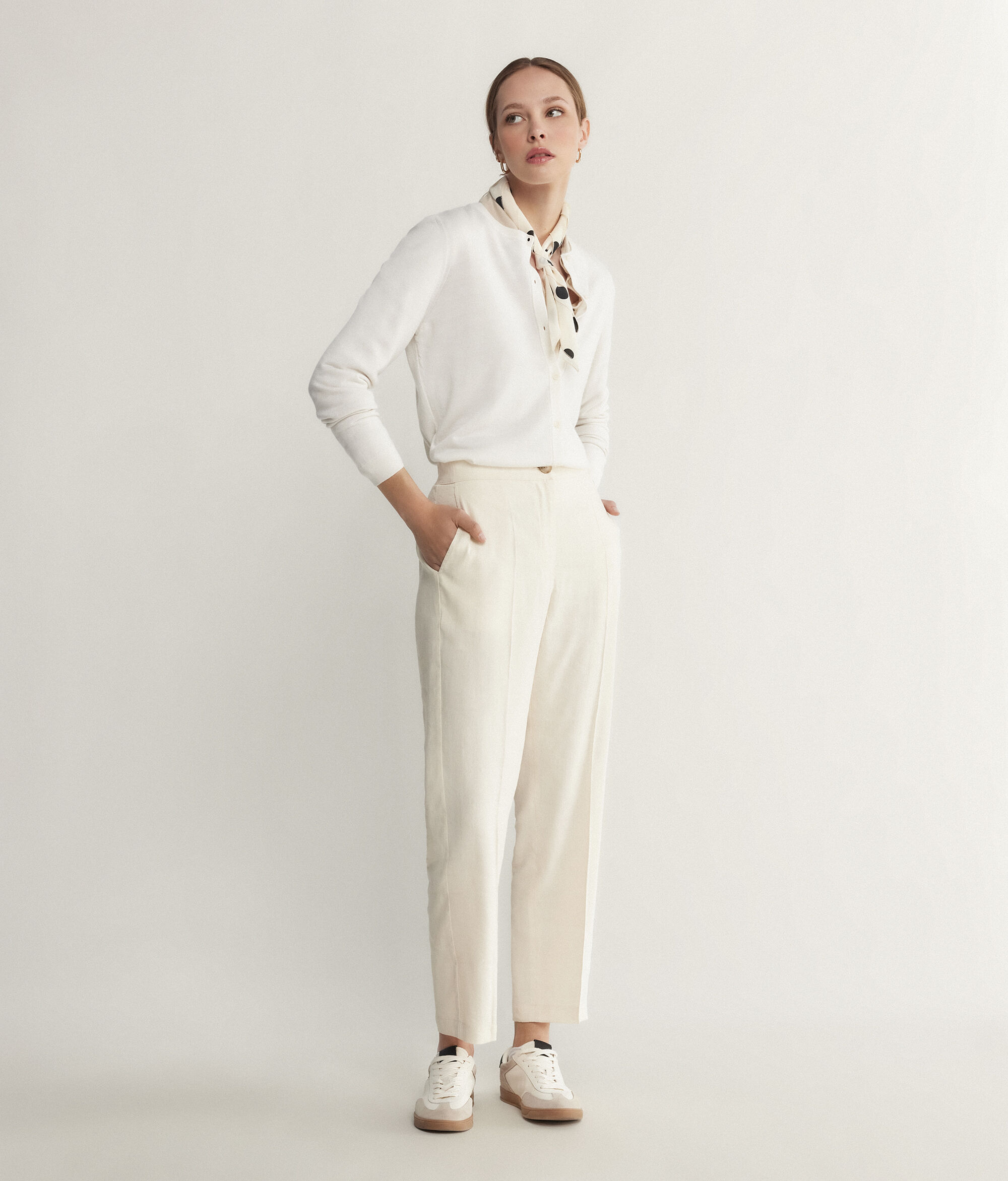 Pantalone in Lino Viscosa