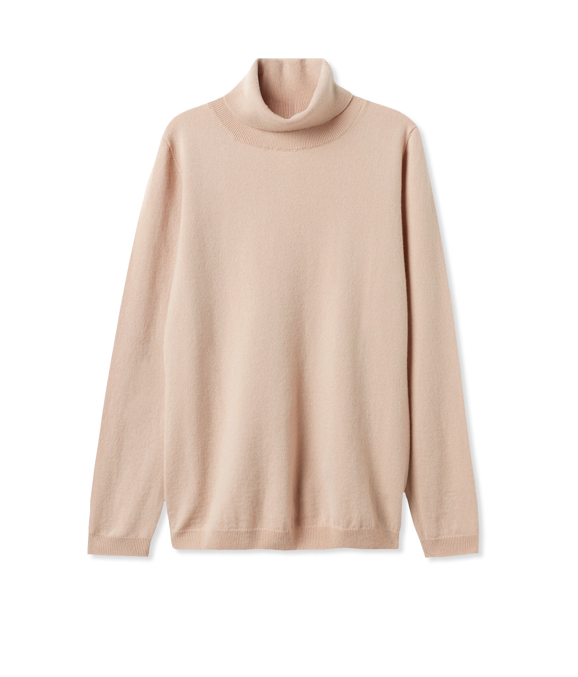 Sweter z golfem z kaszmiru Ultrasoft Colore Jasna Wanilia