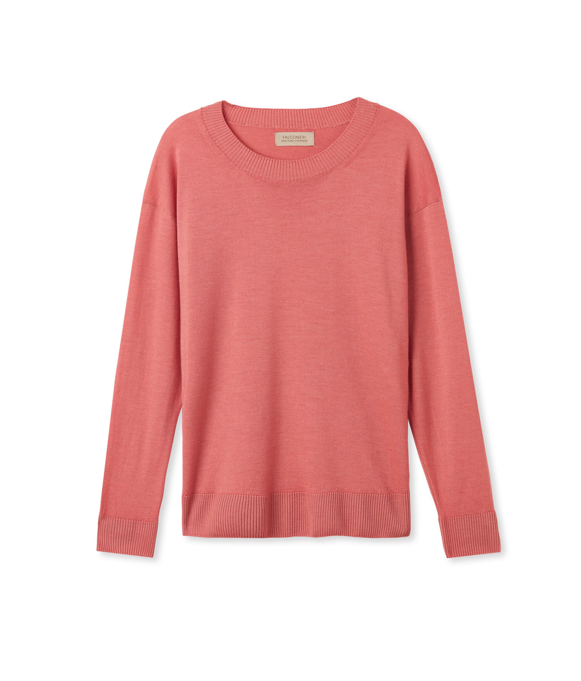 Maglia Girocollo in Cashmere con spacchi