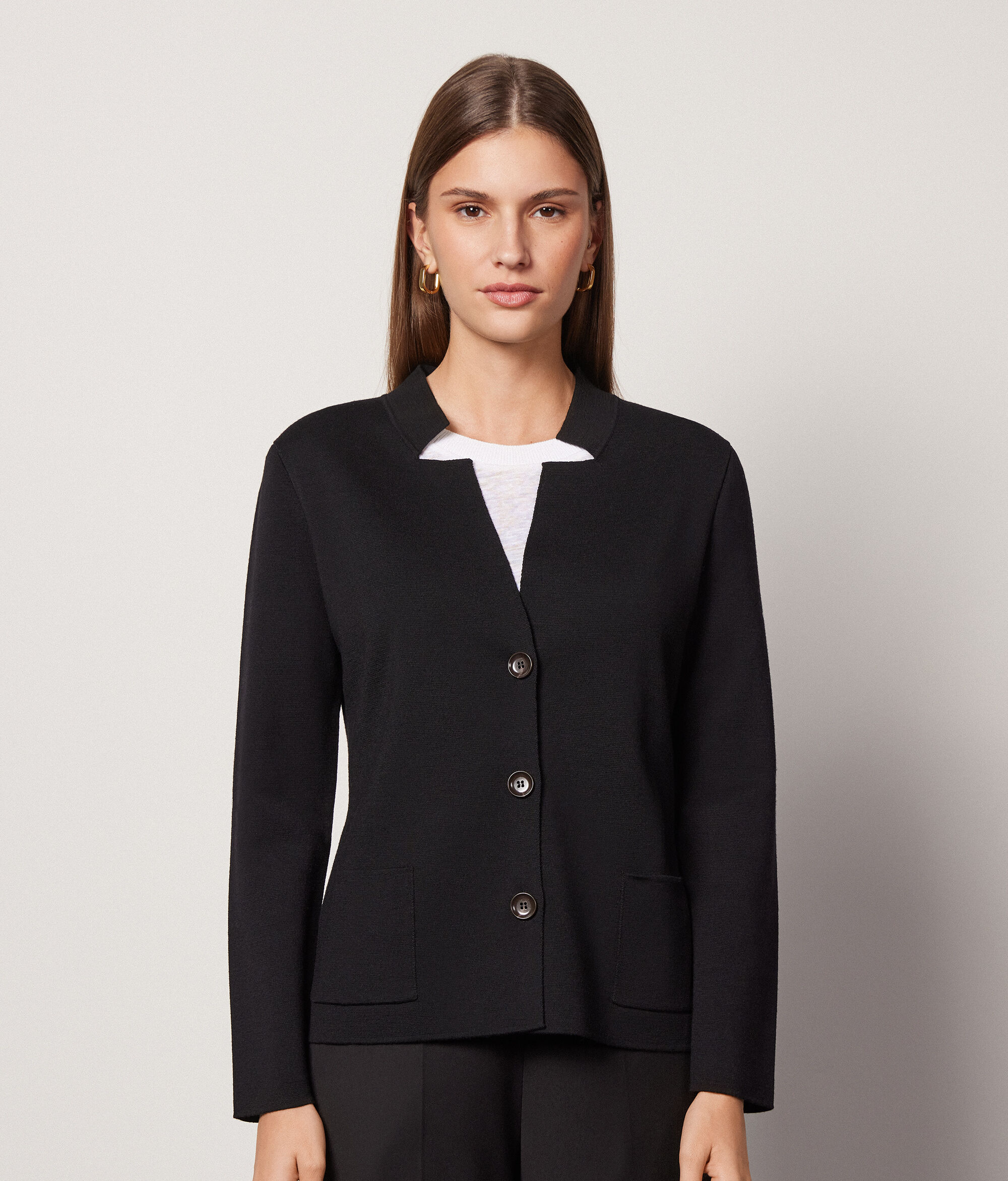 Jacke aus Wolle