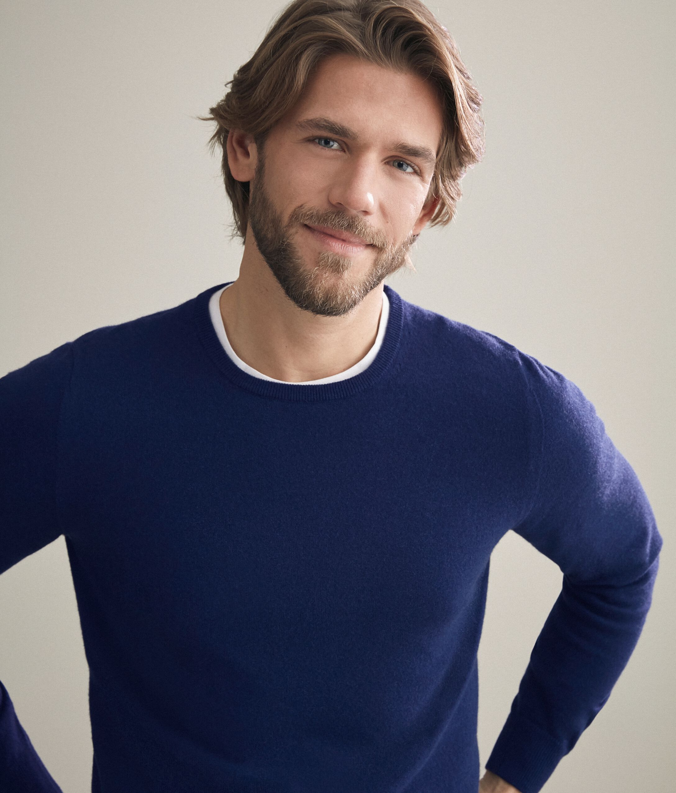 Maglia Girocollo in Cashmere Ultrasoft Uomo