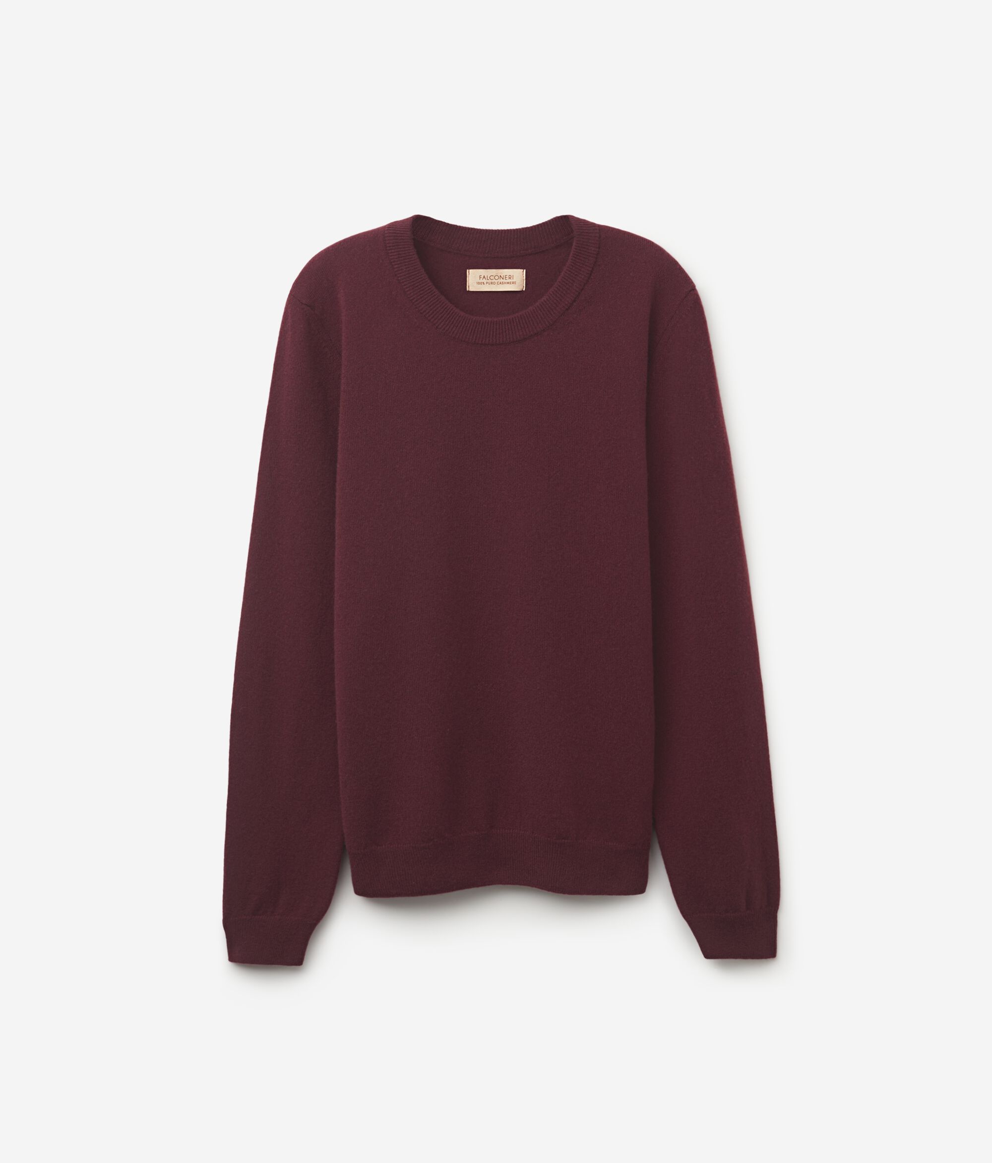 Maglia Girocollo a Maniche lunghe in Cashmere Ultrasoft