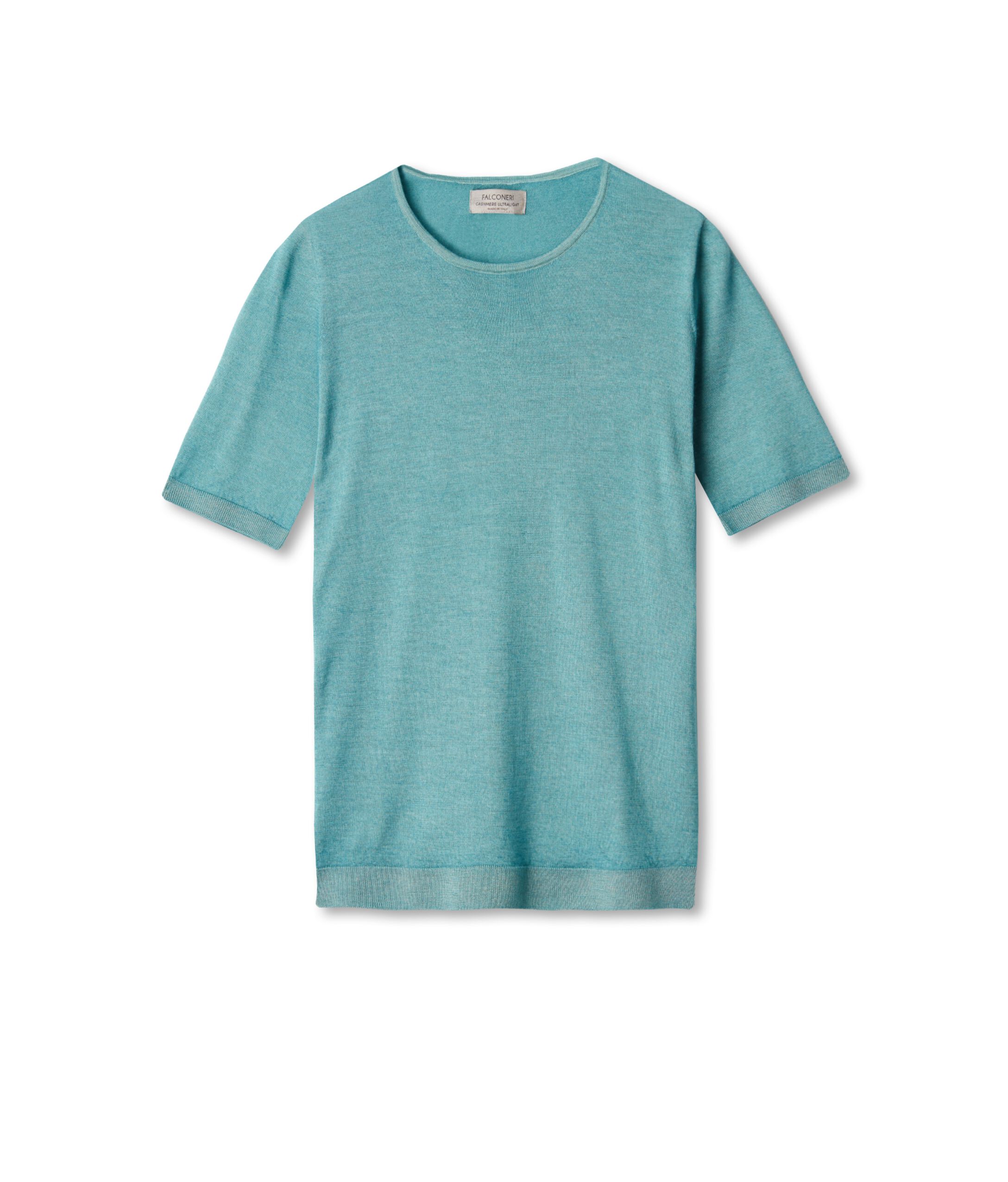 Ultrafine Cashmere Sweater Colore Lagoon Blue