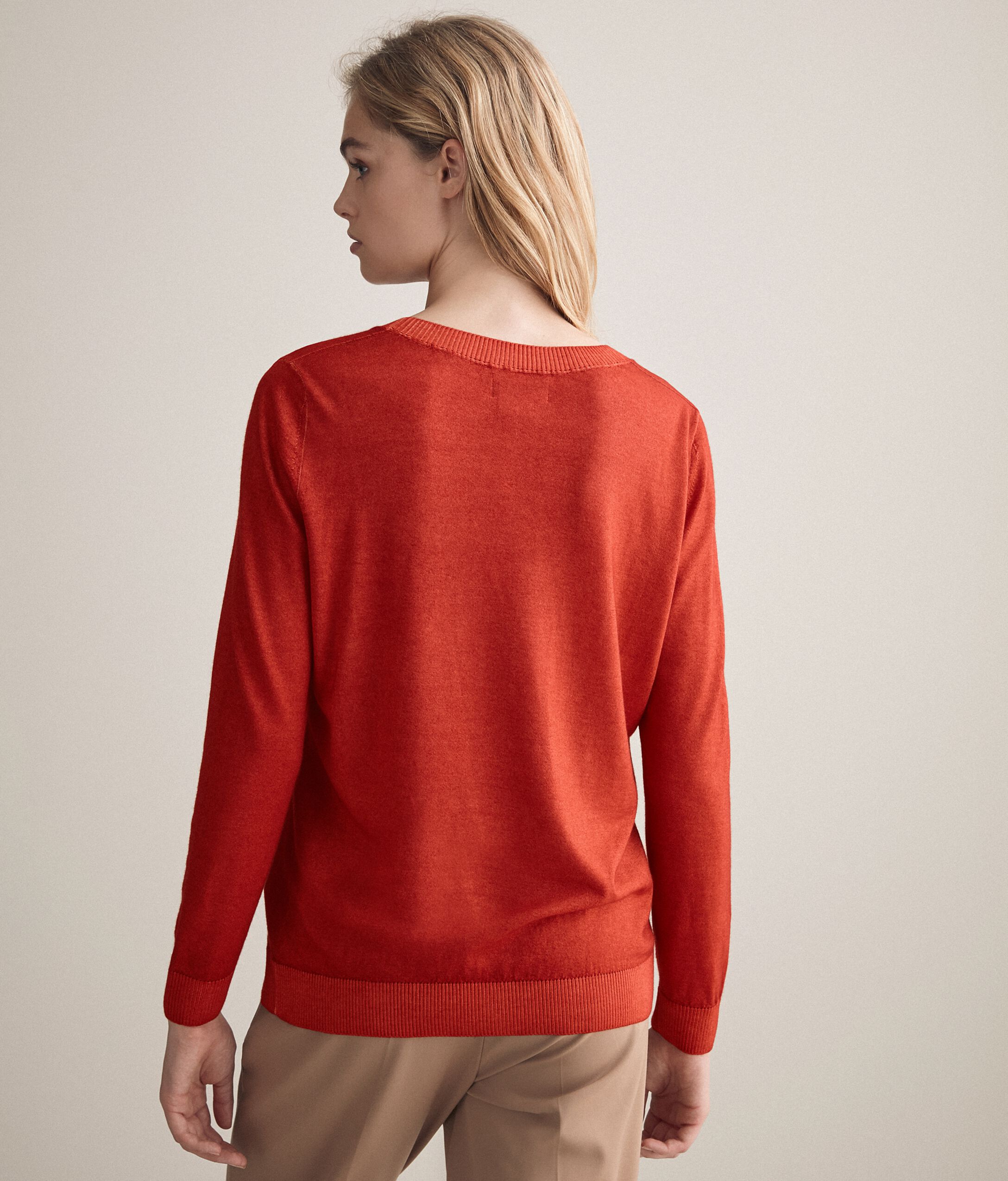 Maglia Girocollo in Cashmere Ultrafine