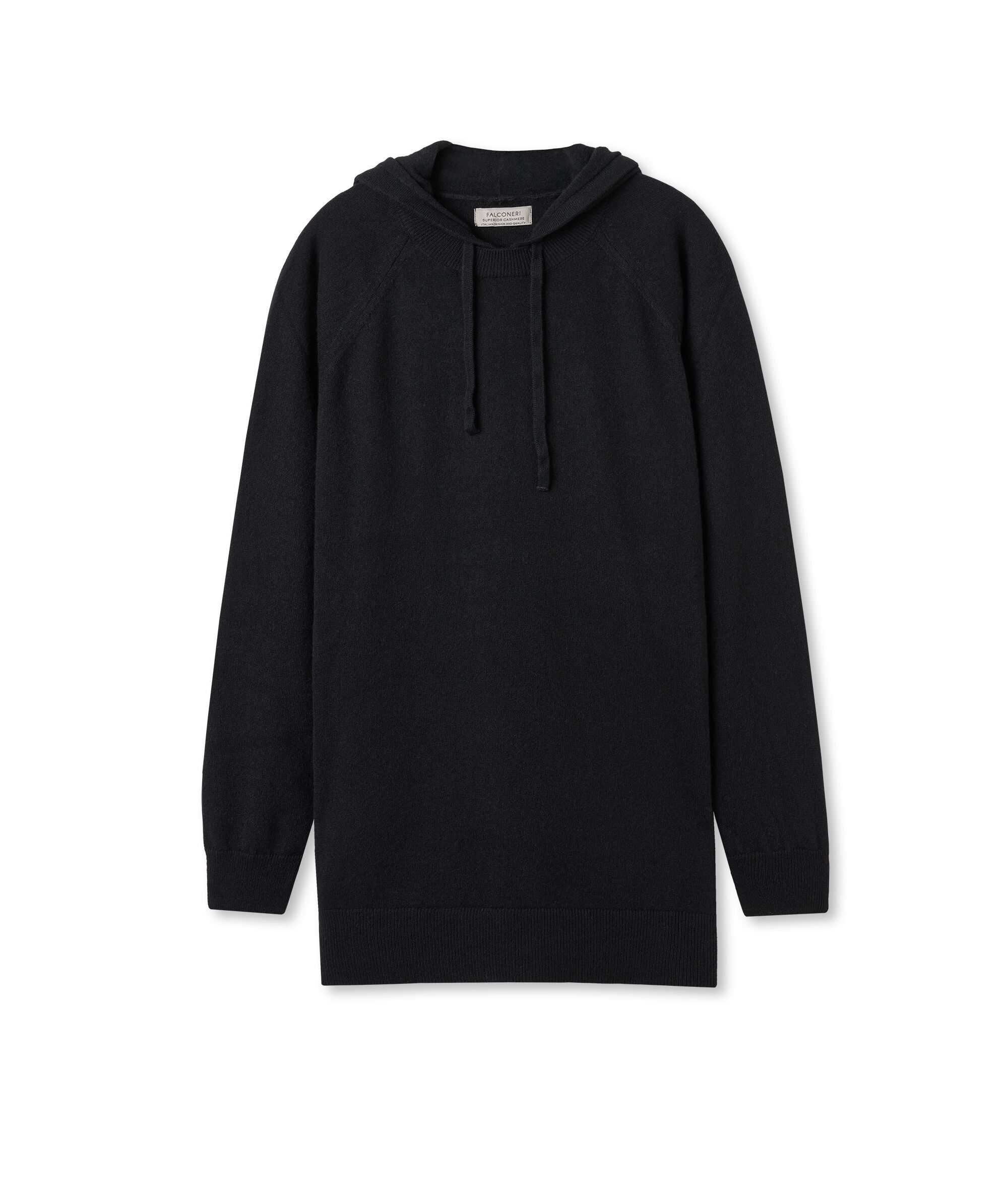 Felpa con Cappuccio in Cashmere Ultrasoft