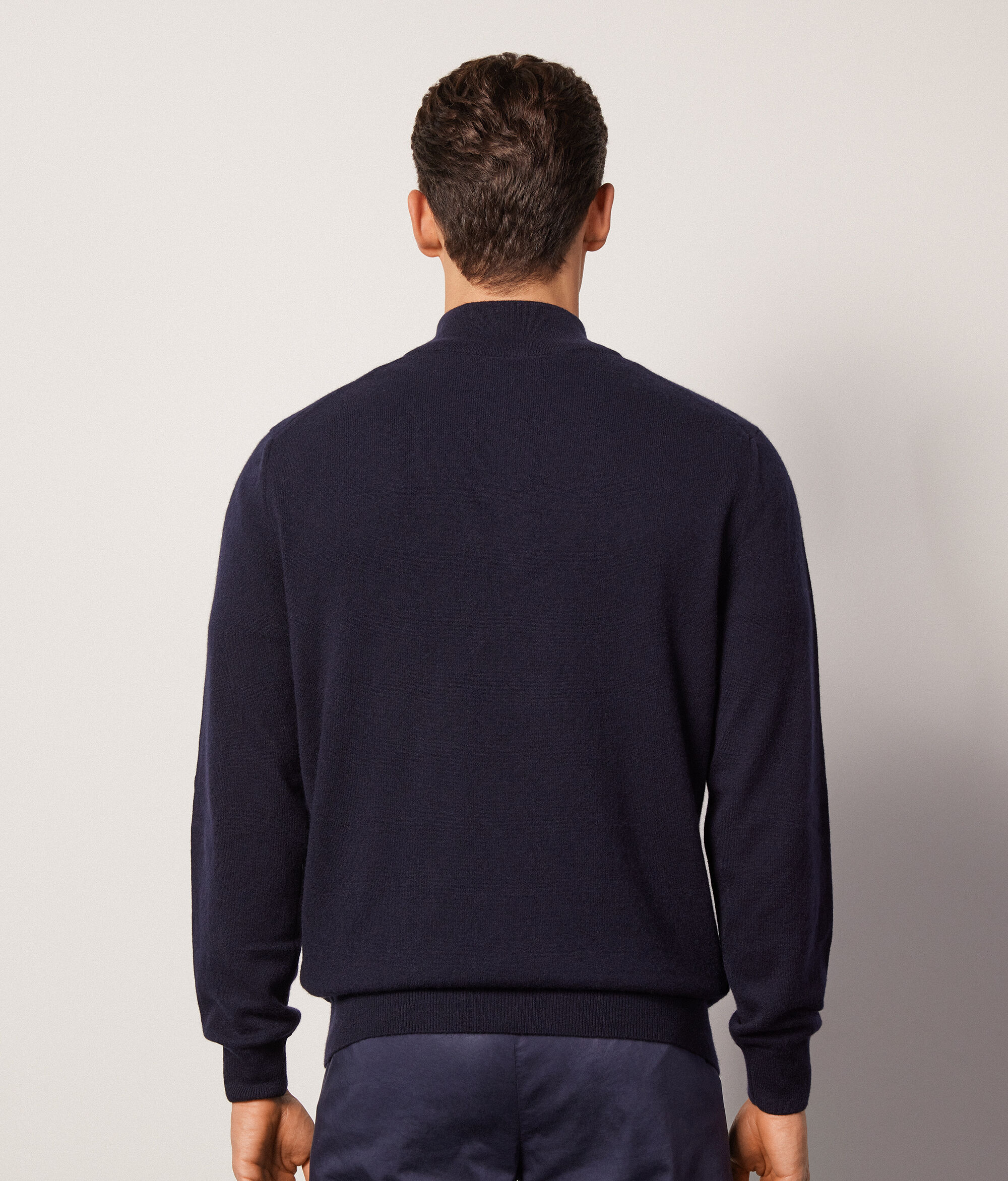 Ultrasoft cashmere half zip sweater