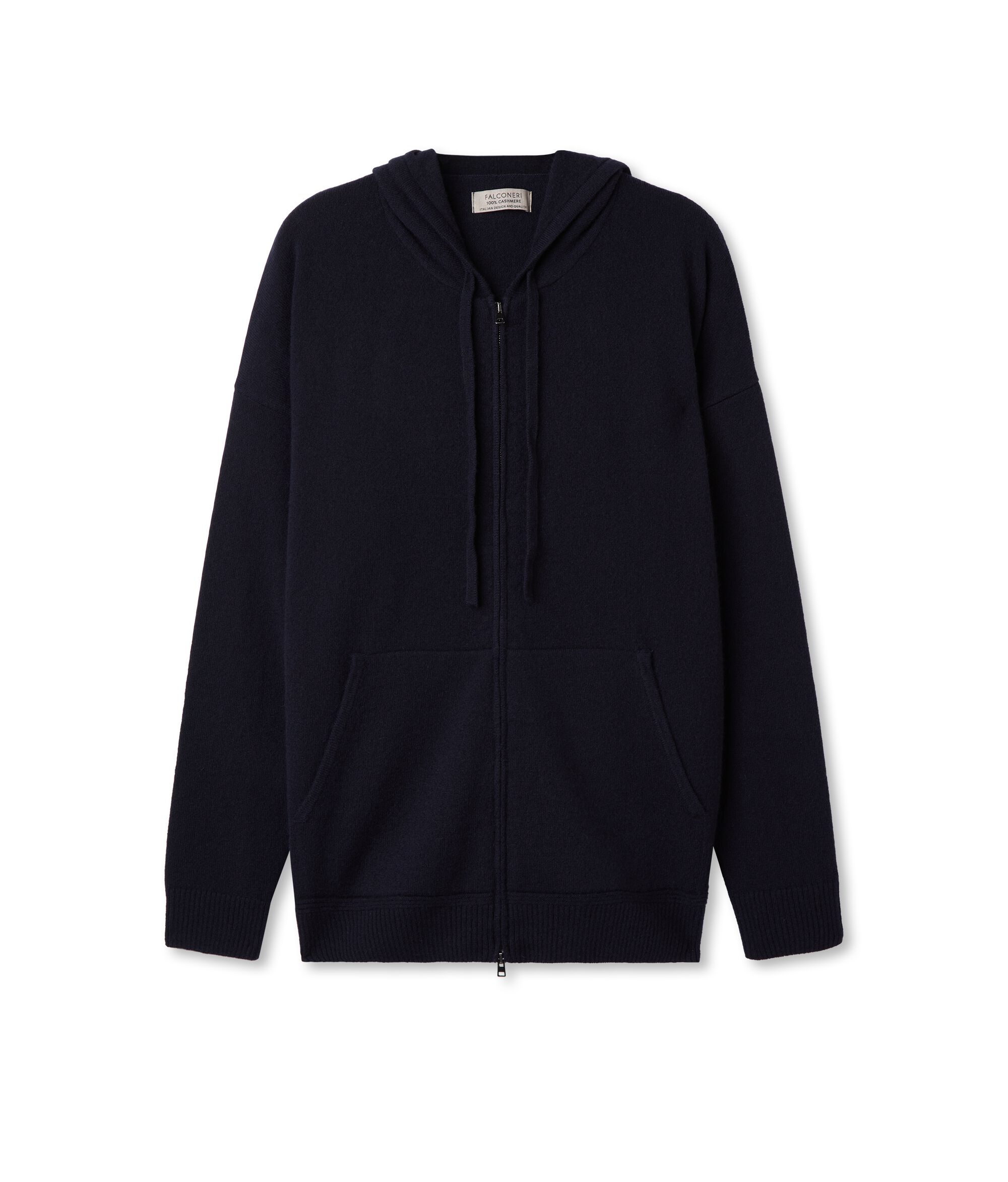 Felpa in Cashmere Ultrasoft con Cappuccio