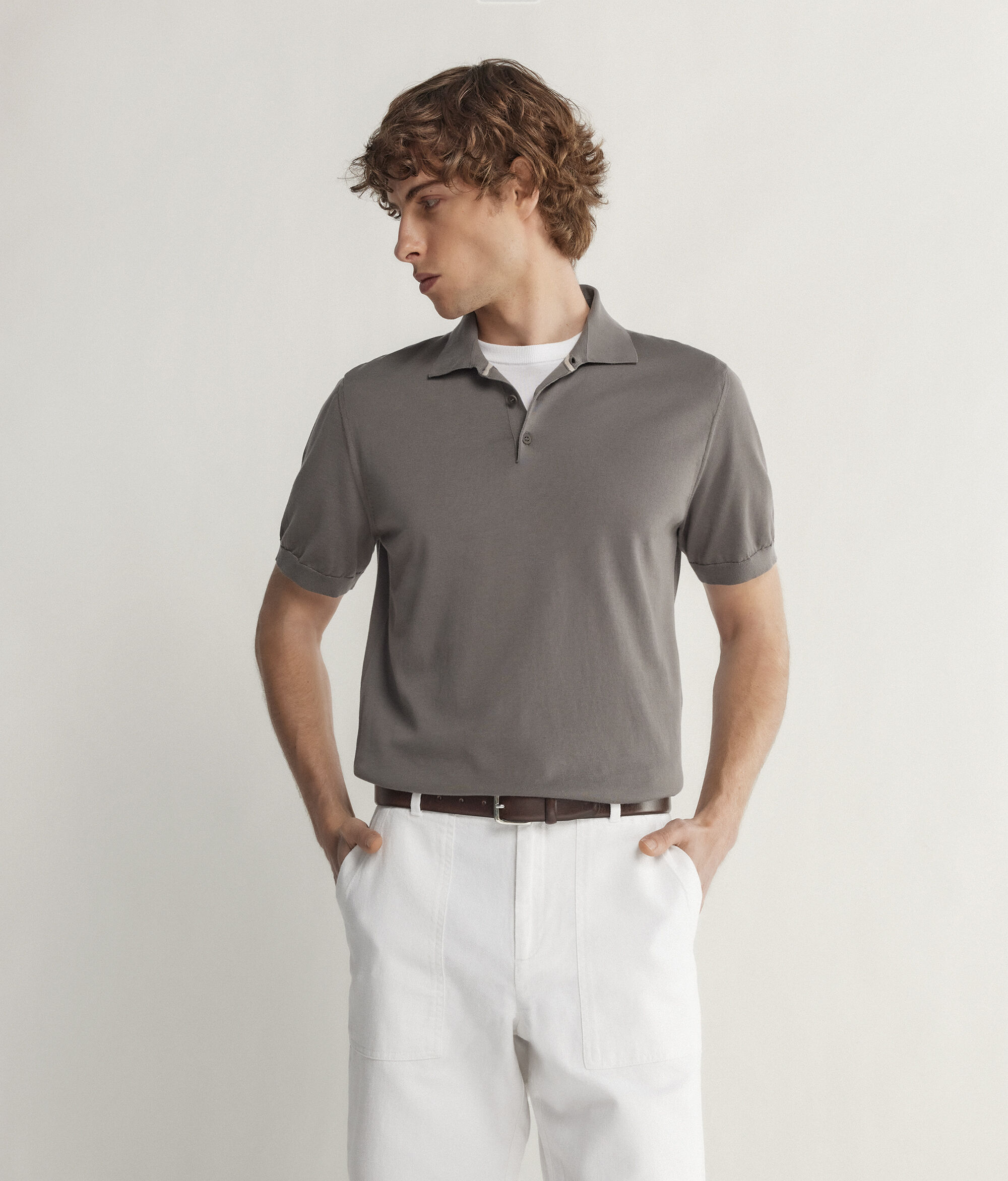 Polo a Maniche Corte in Cotone Fresh