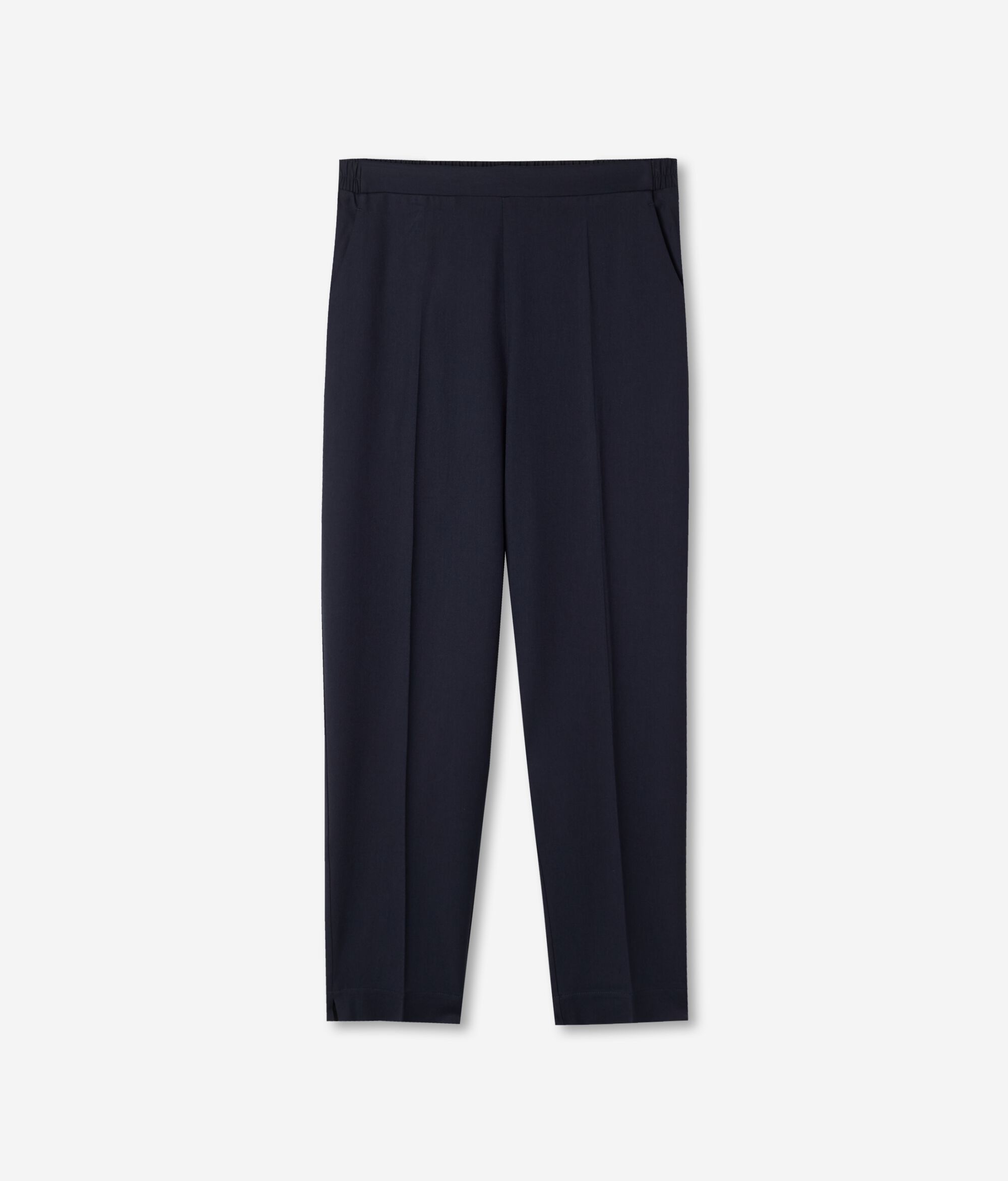 Zigarettenhose aus Viskose und Wolle