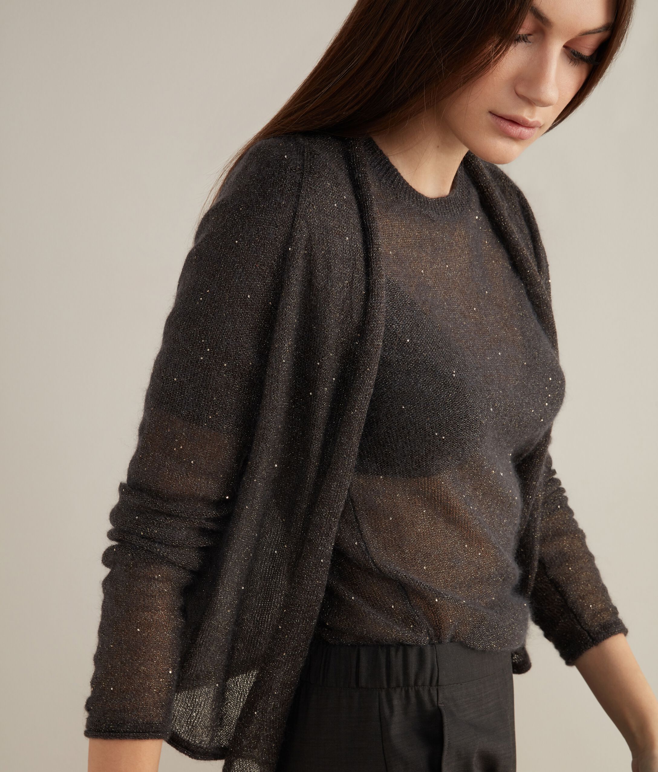 Cardigan con Micropaillettes