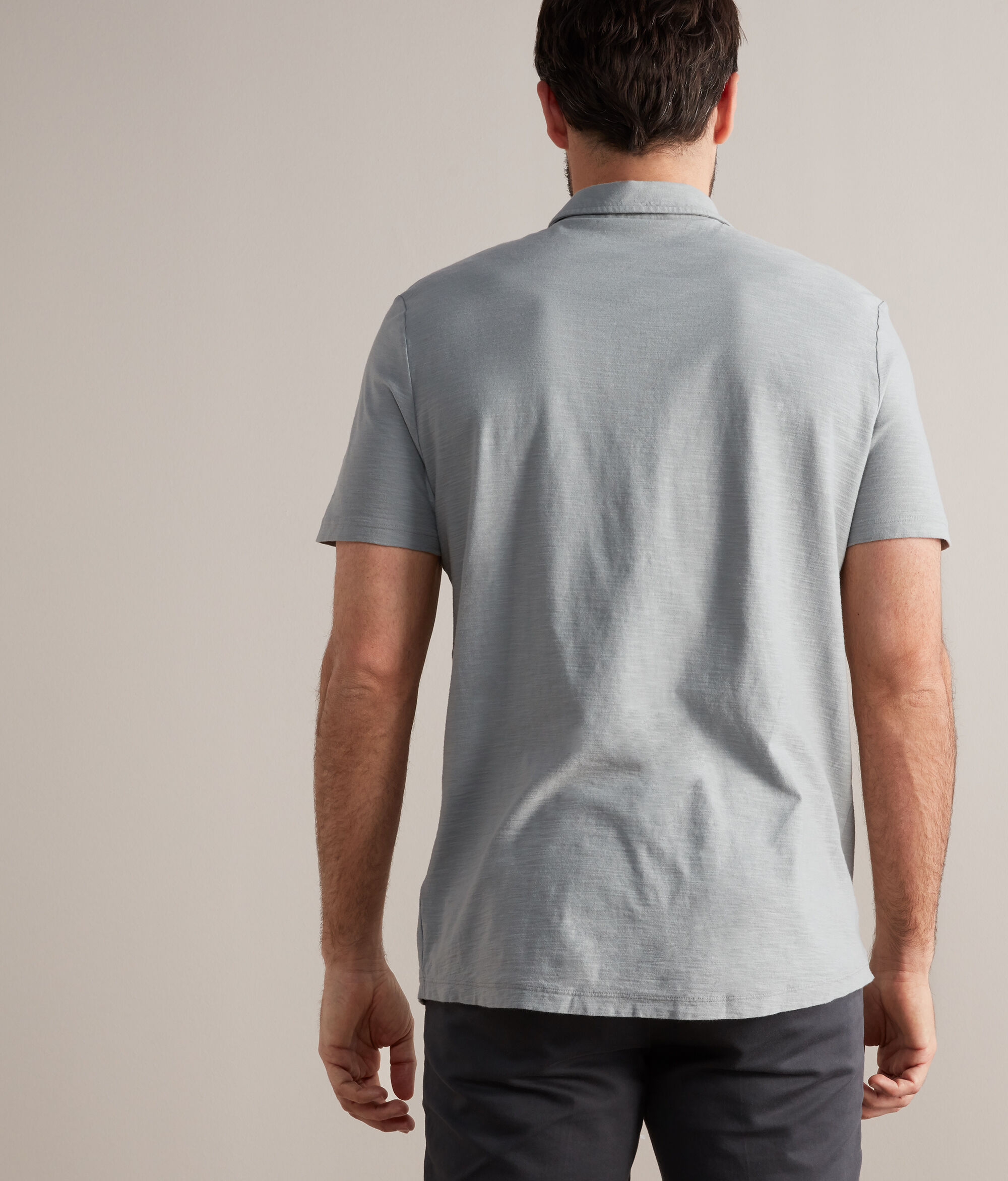 Poloshirt aus Twist-Baumwolle