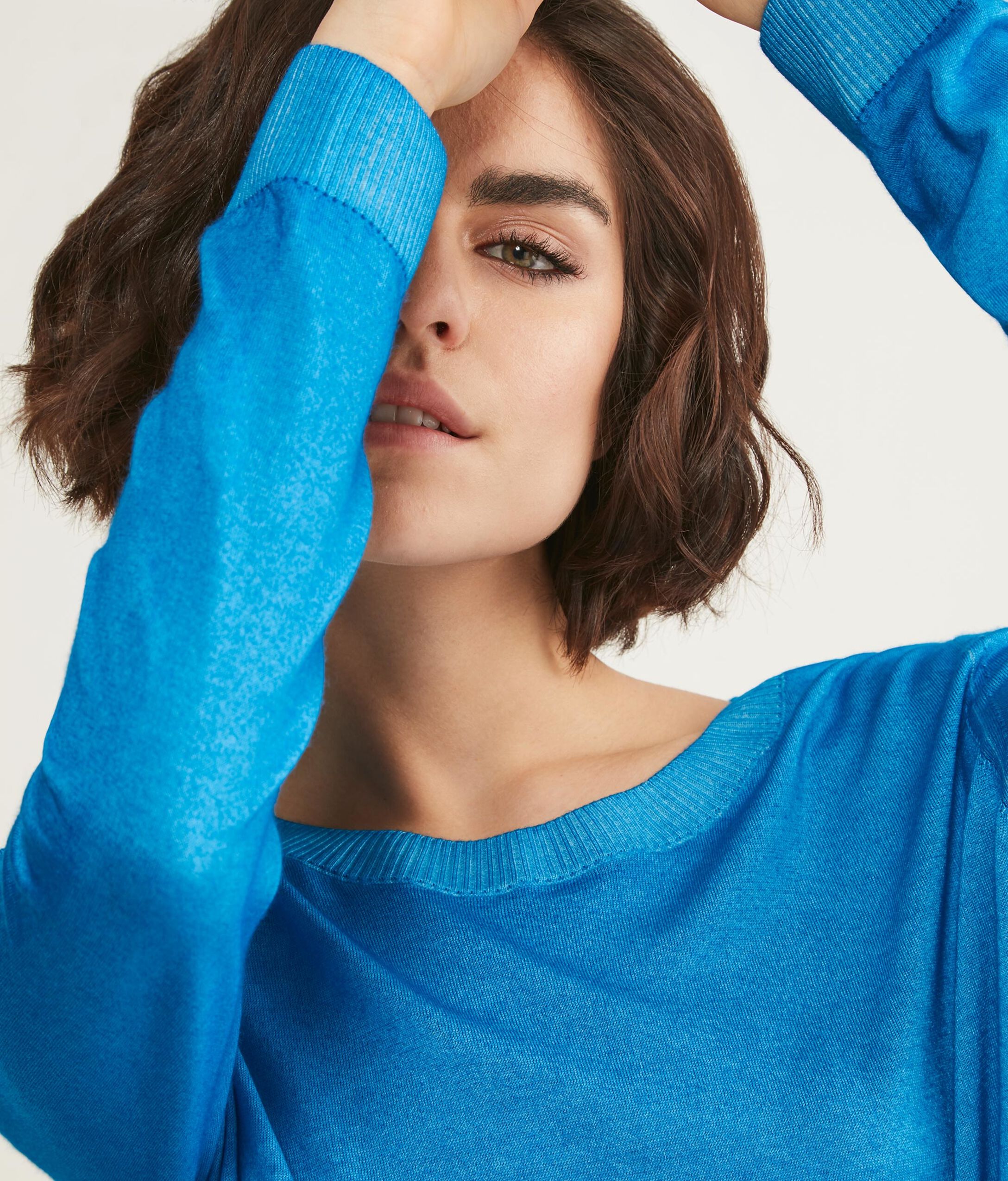 Maglia Girocollo in Cashmere Ultrafine
