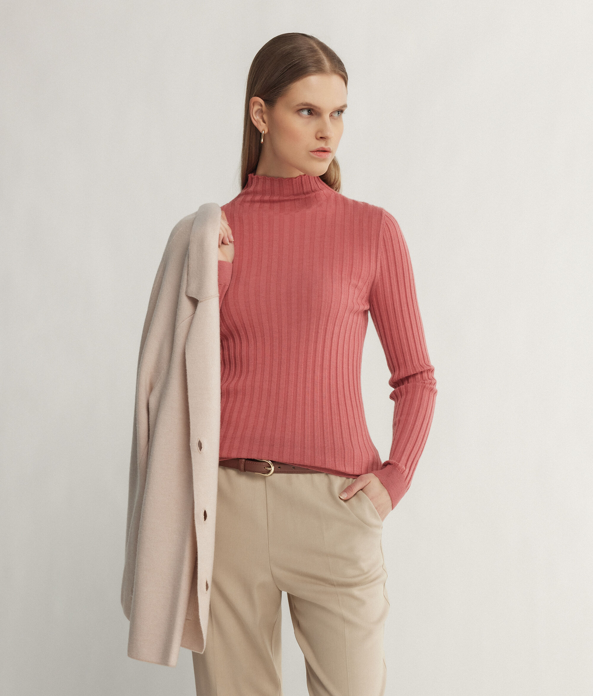 Dolcevita in Cashmere Ultrafine Costa Piatta