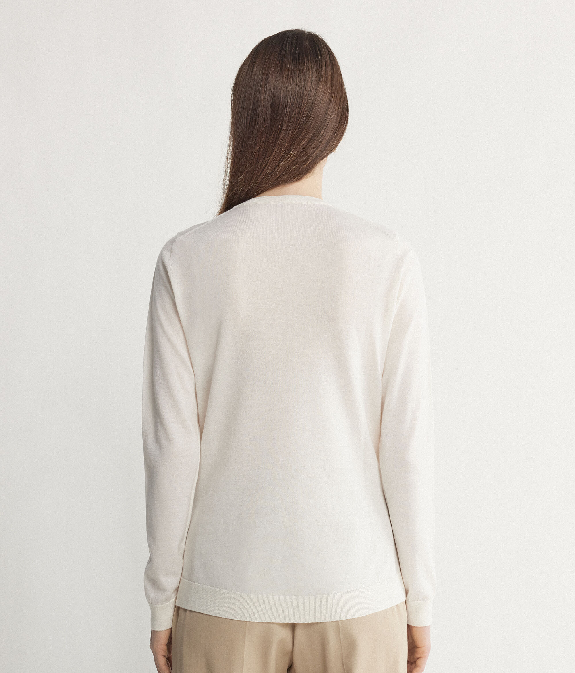 Maglia Girocollo in Cashmere Ultrafine