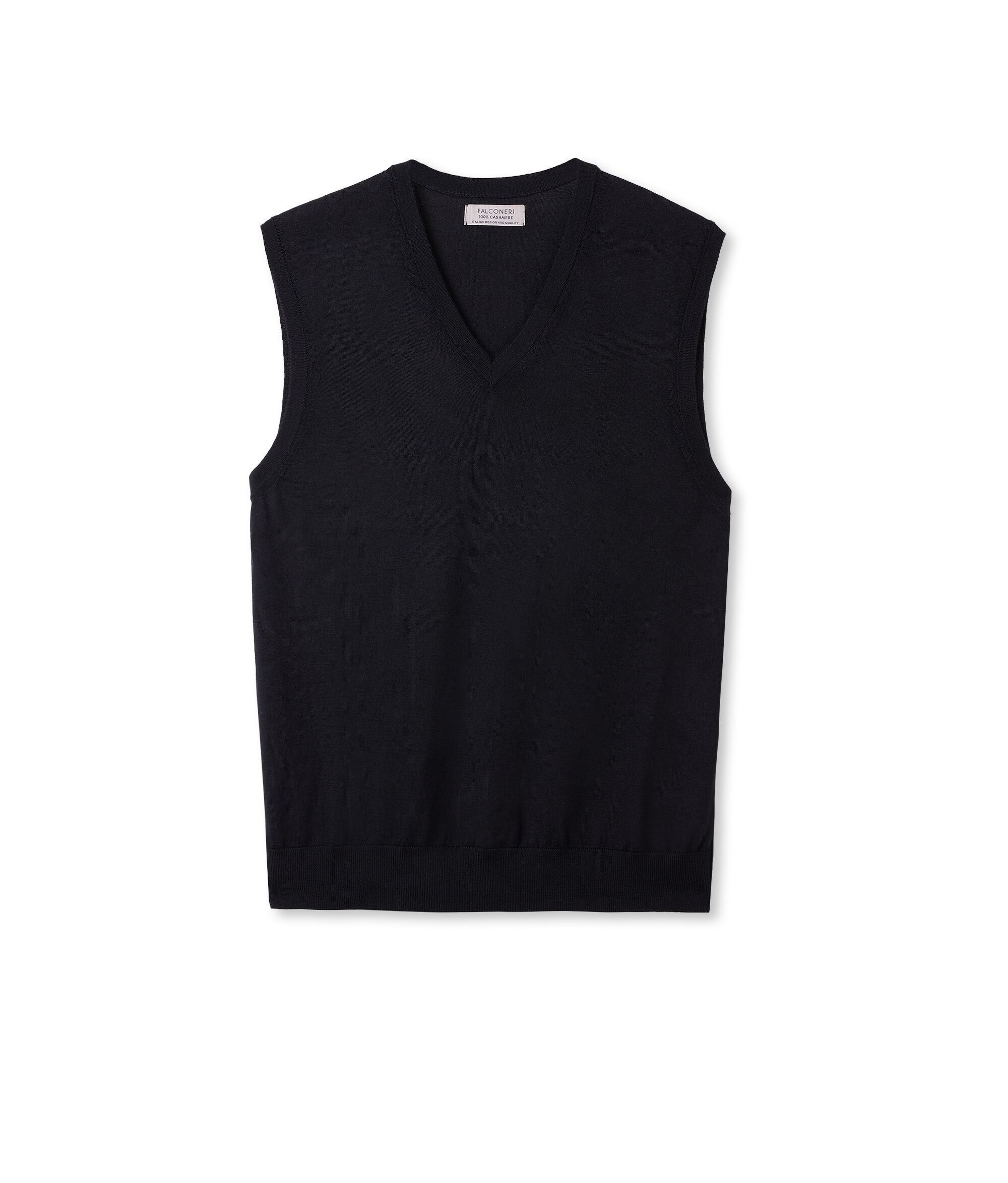 Gilet Scollo a V in Cashmere Ultrafine