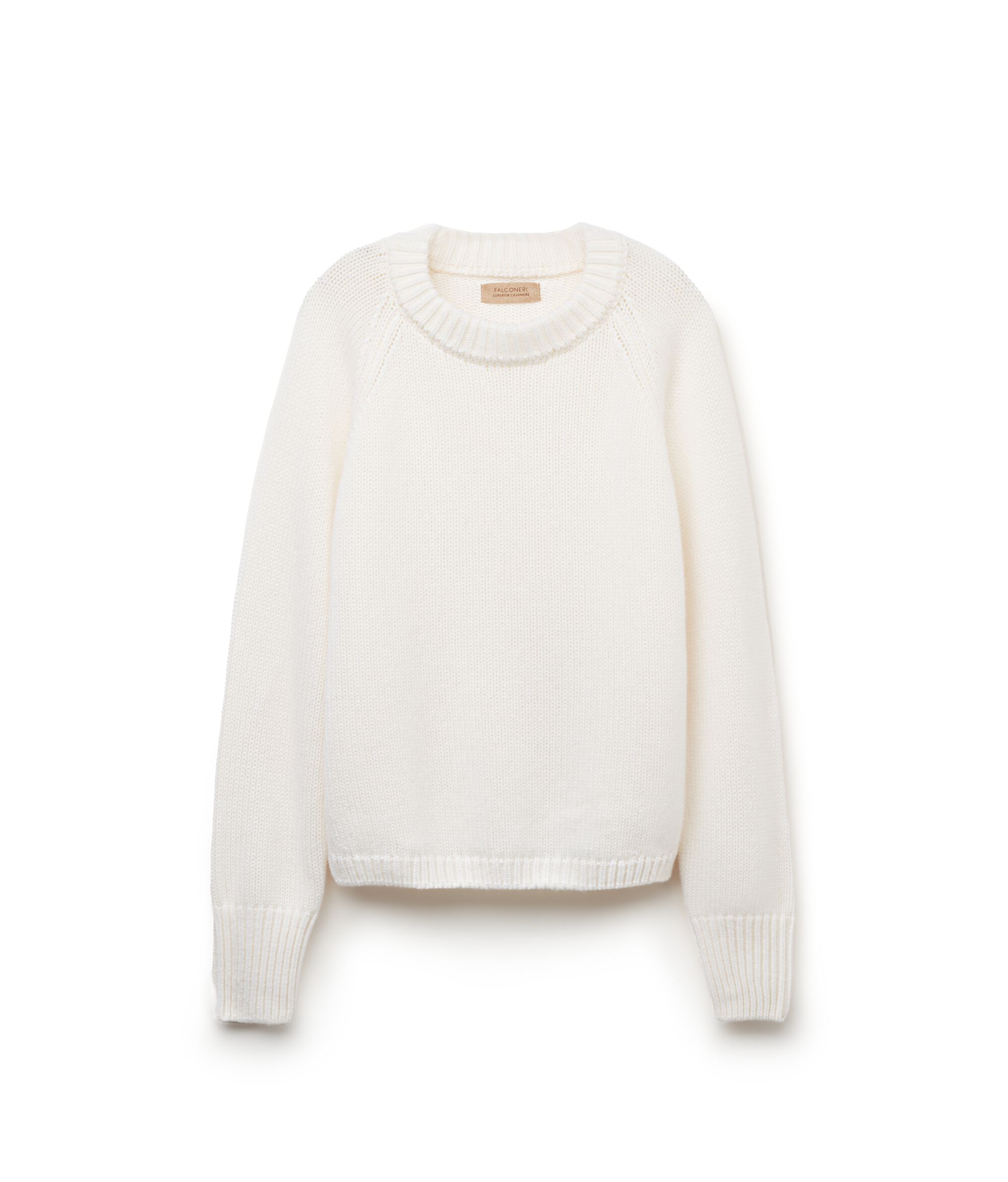 Maglia Girocollo in Cashmere Tricot
