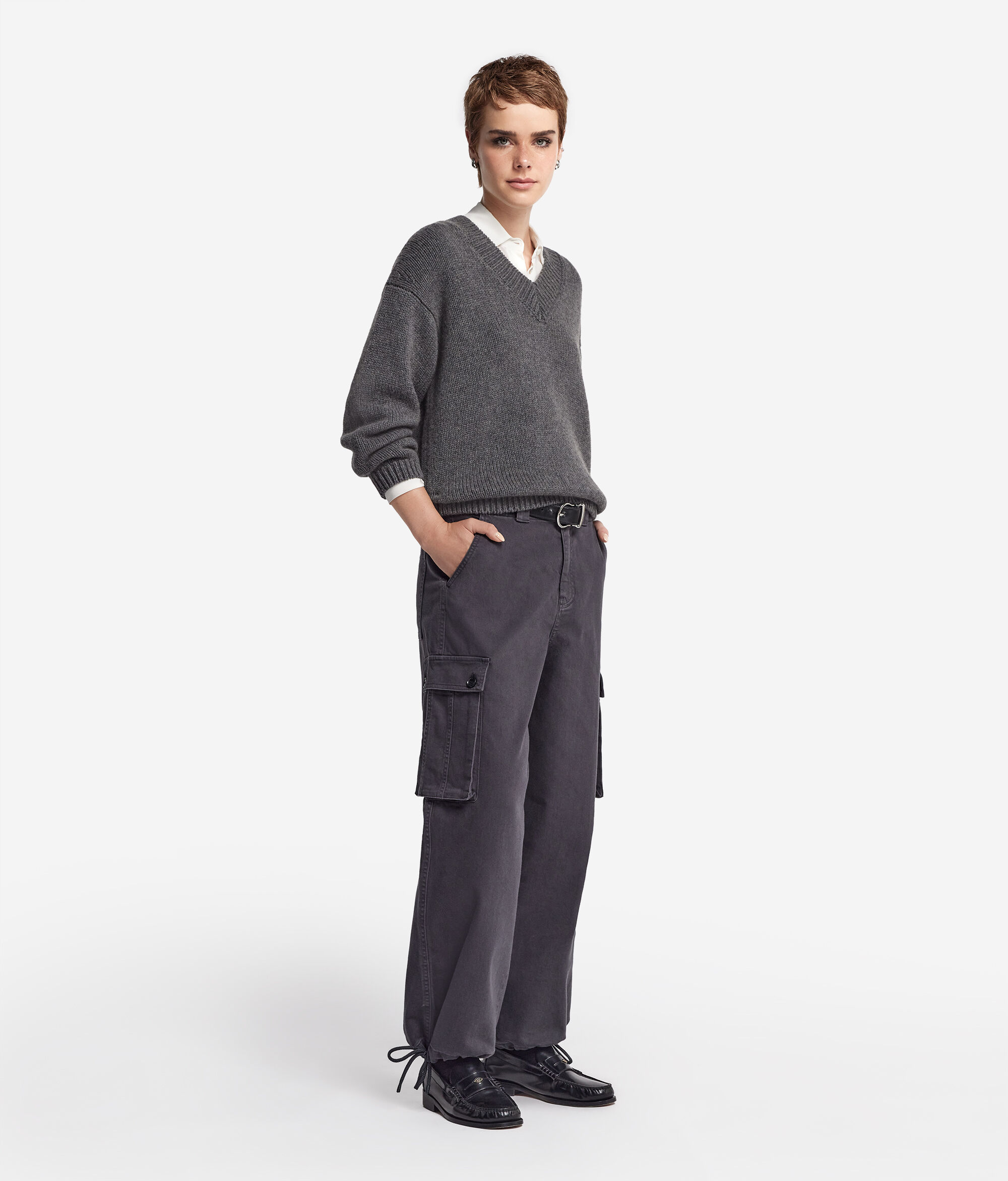 Pantalone Cargo in Cotone