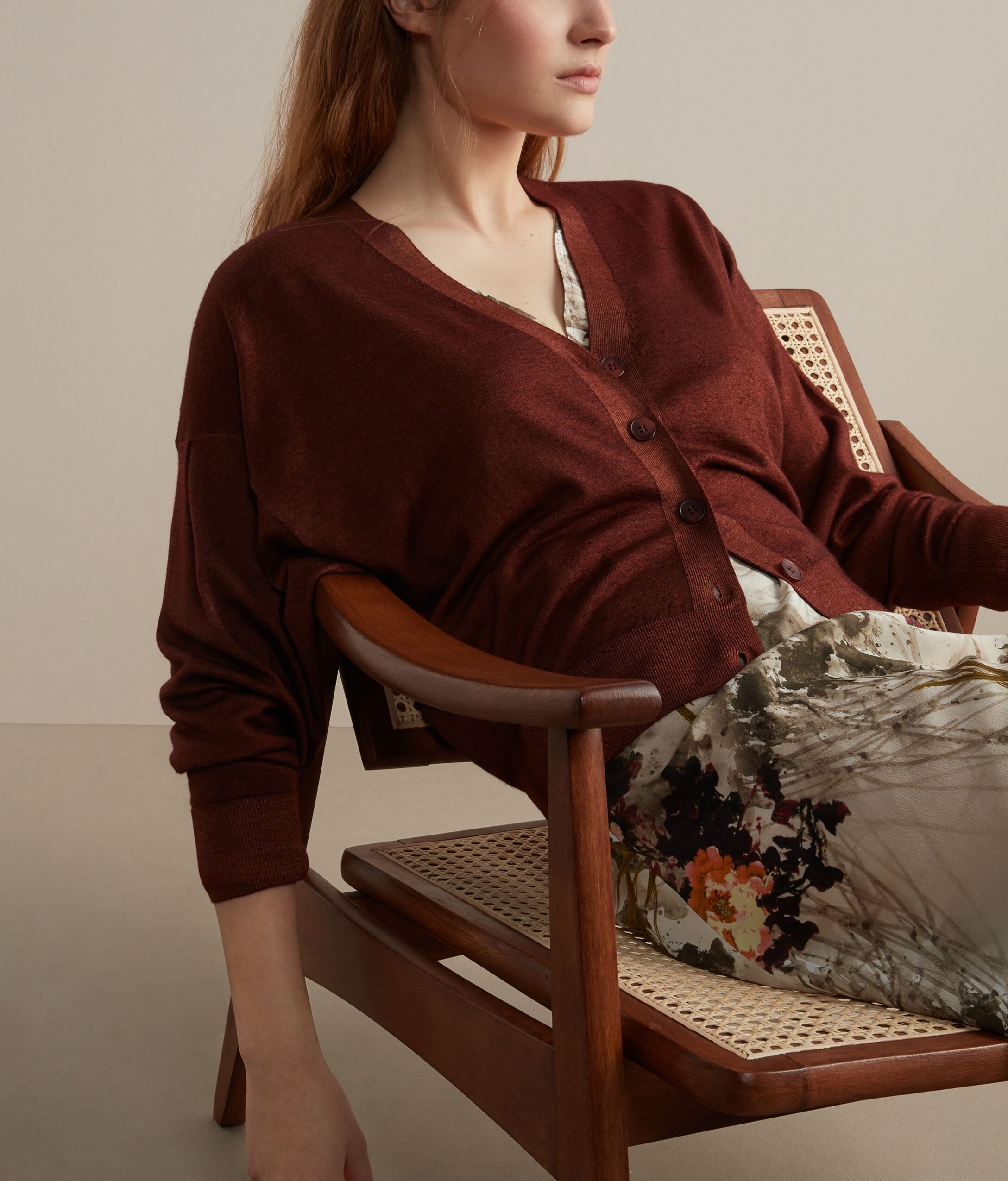 Gilet large en Cachemire ultra-fin