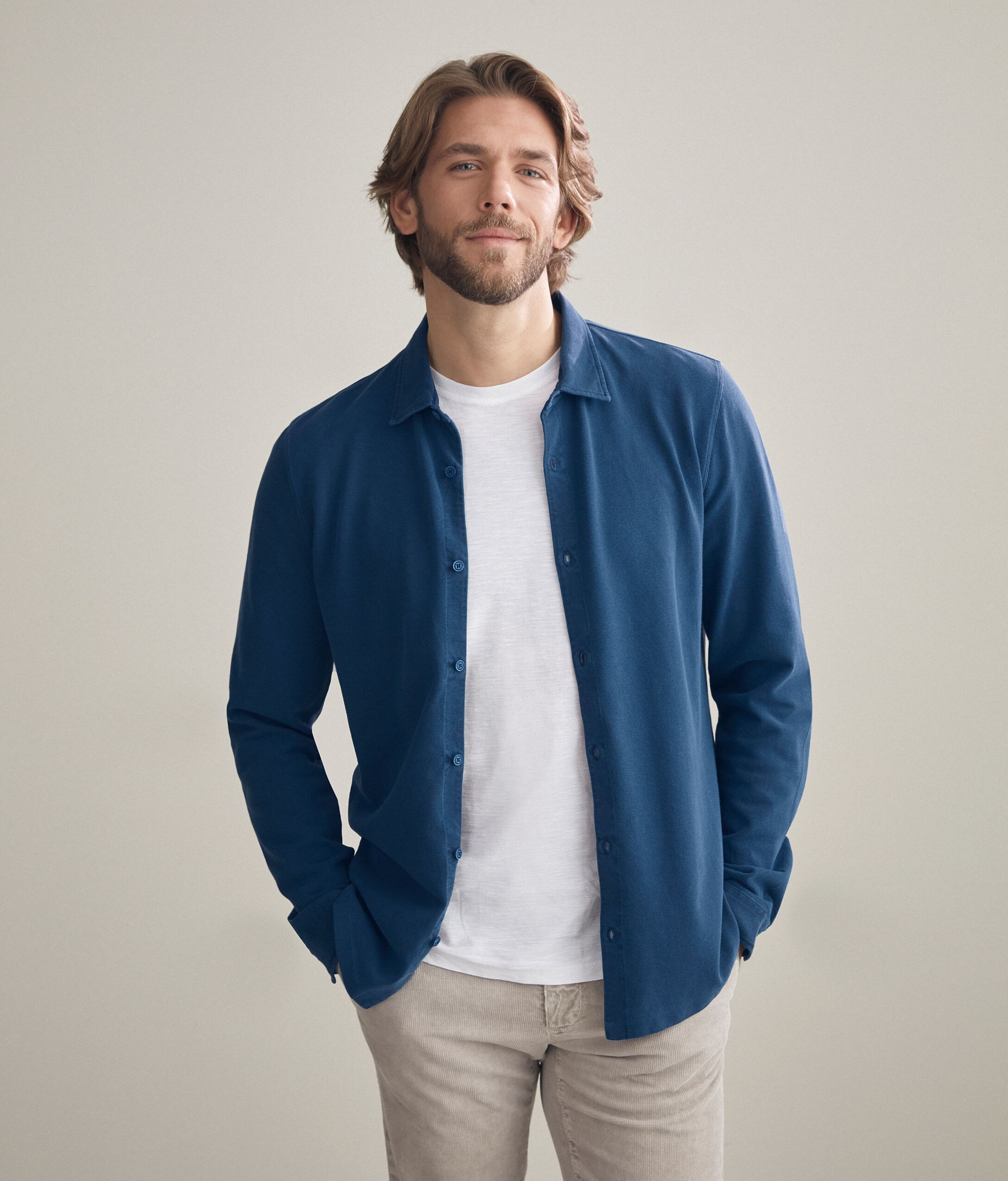 Maglia Camicia Piquet