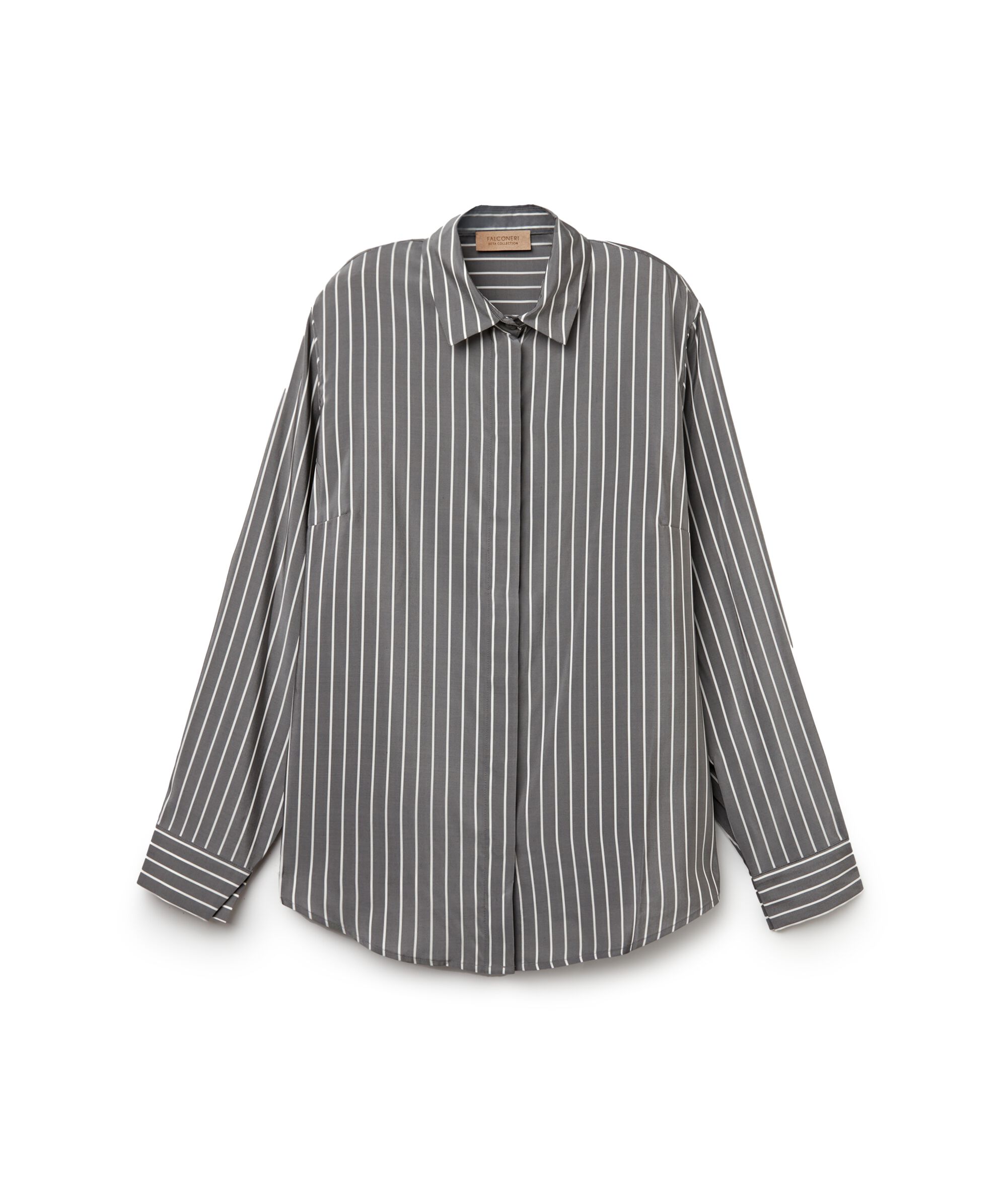 Camicia Rigata in Seta