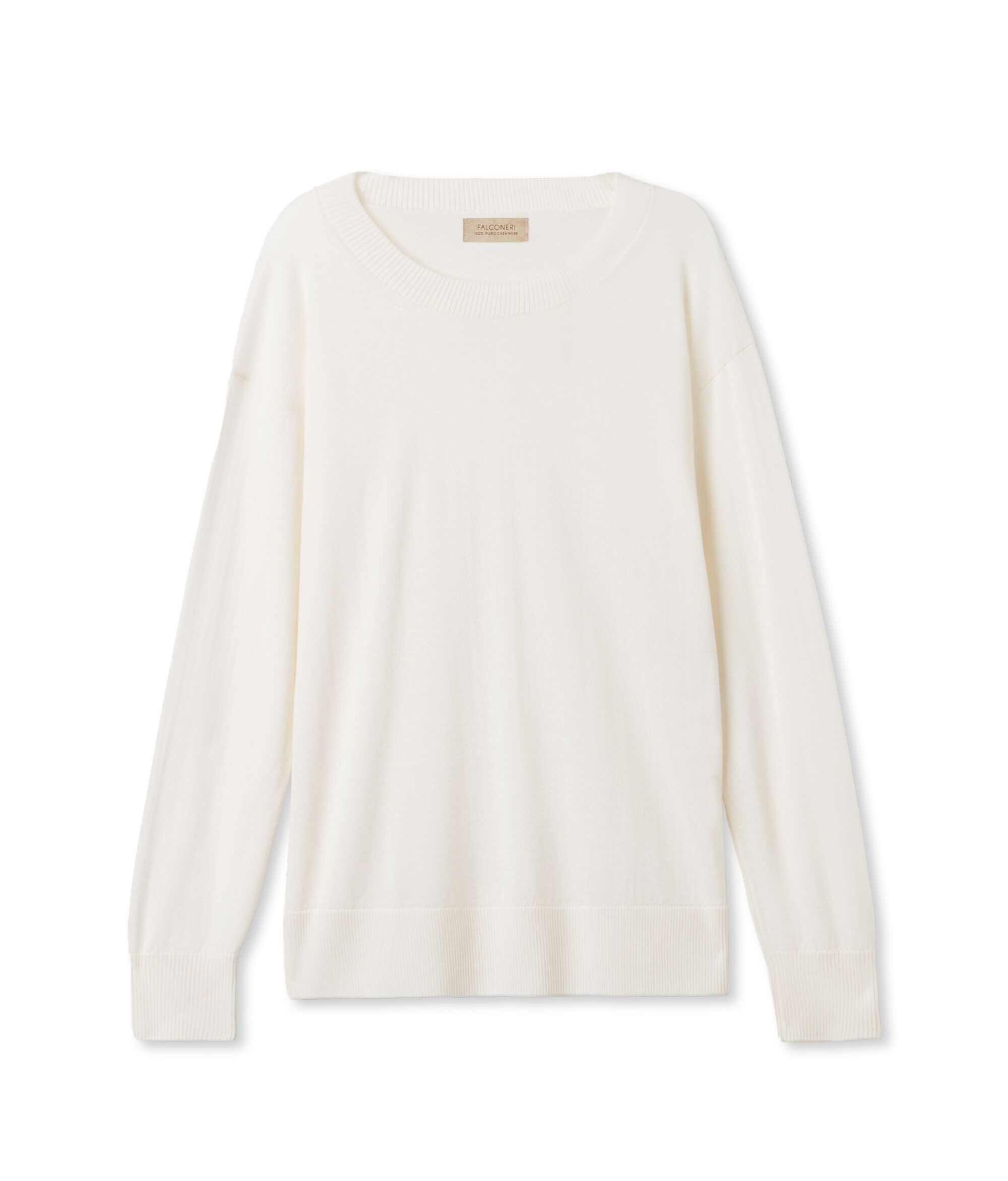 Maglia Girocollo in Cashmere con spacchi