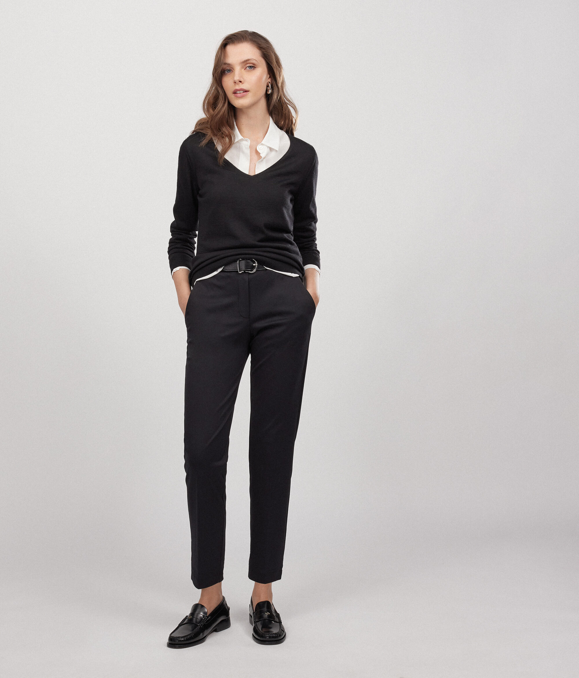 Maglia Scollo a V in Cashmere Ultrafine