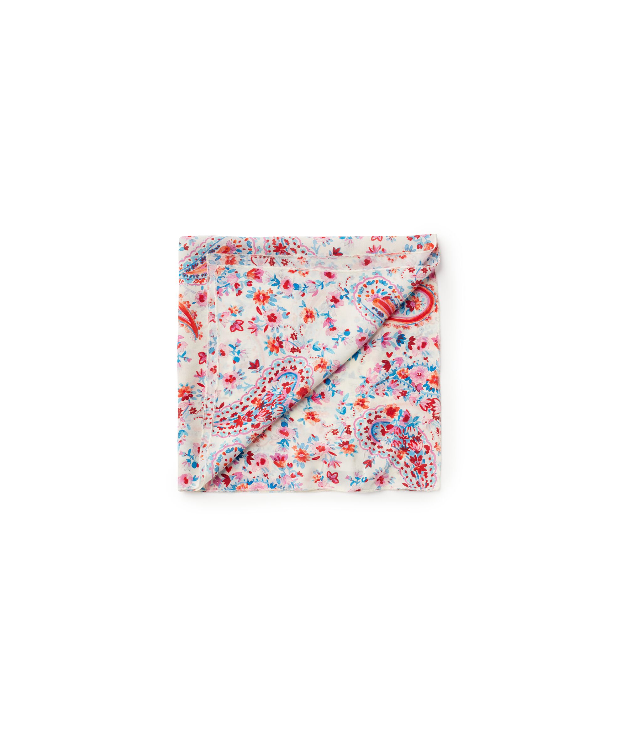 Foulard en soie imprimée