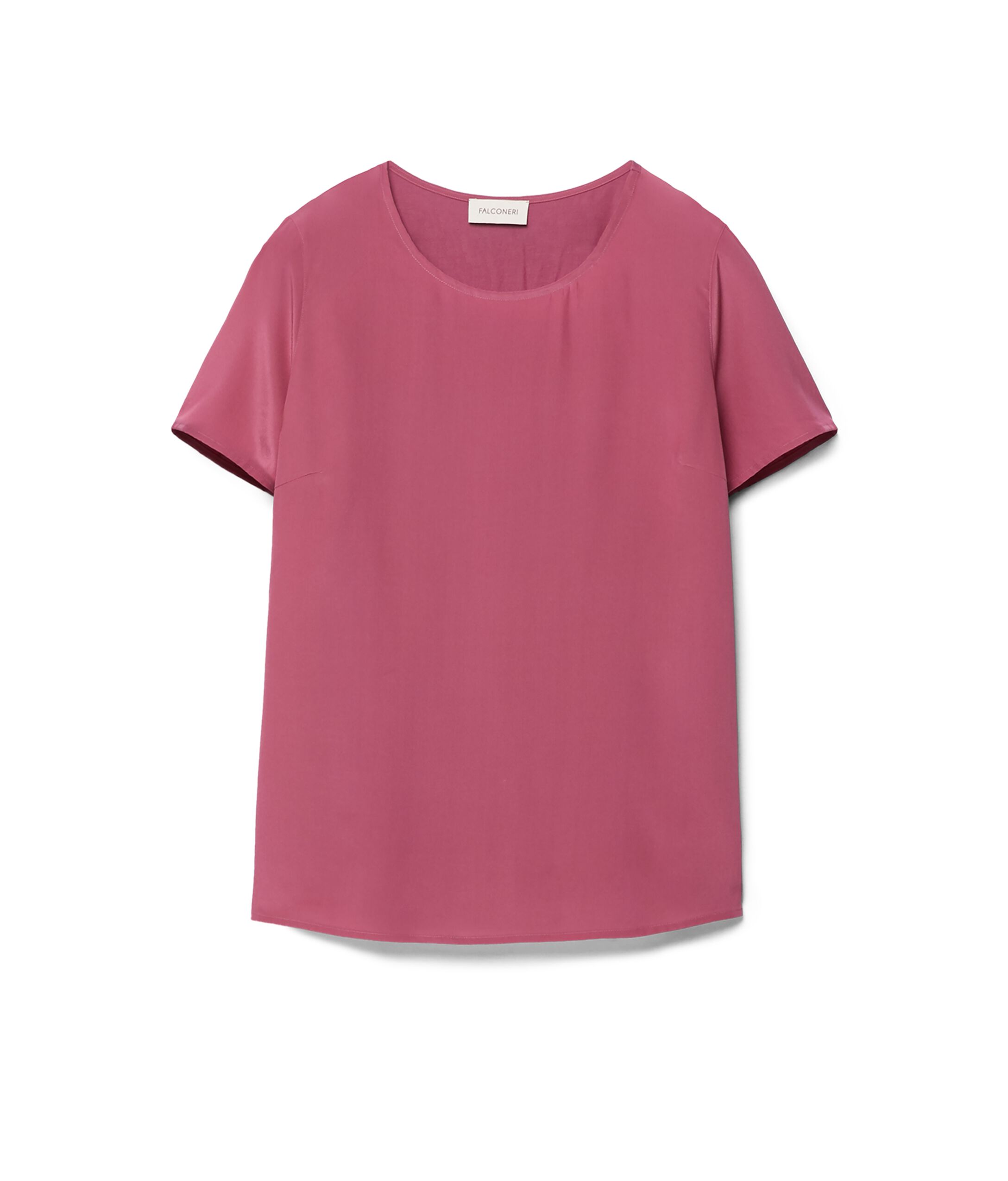 T-shirt Girocollo in Seta