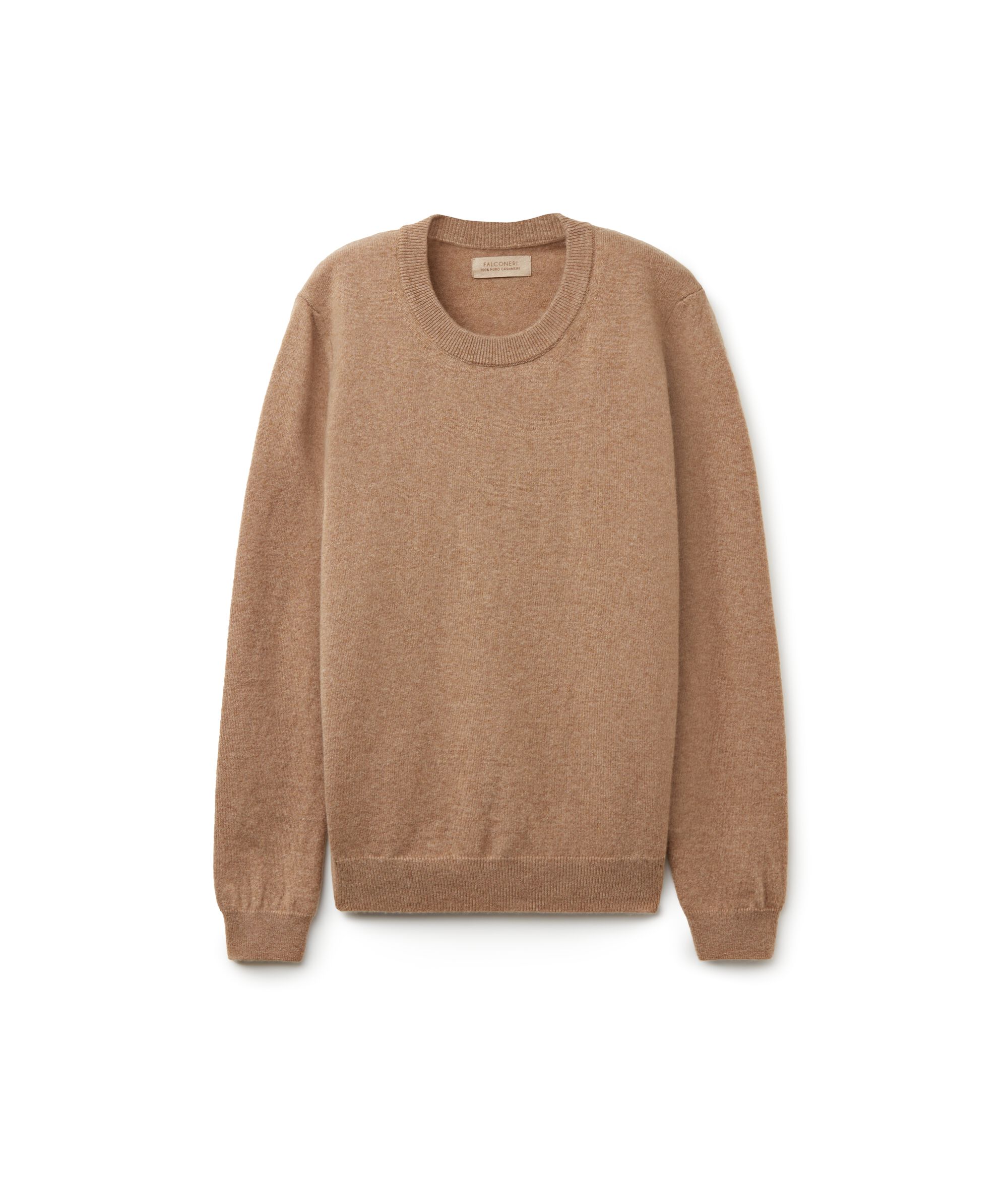 Maglia Girocollo a Maniche lunghe in Cashmere Ultrasoft