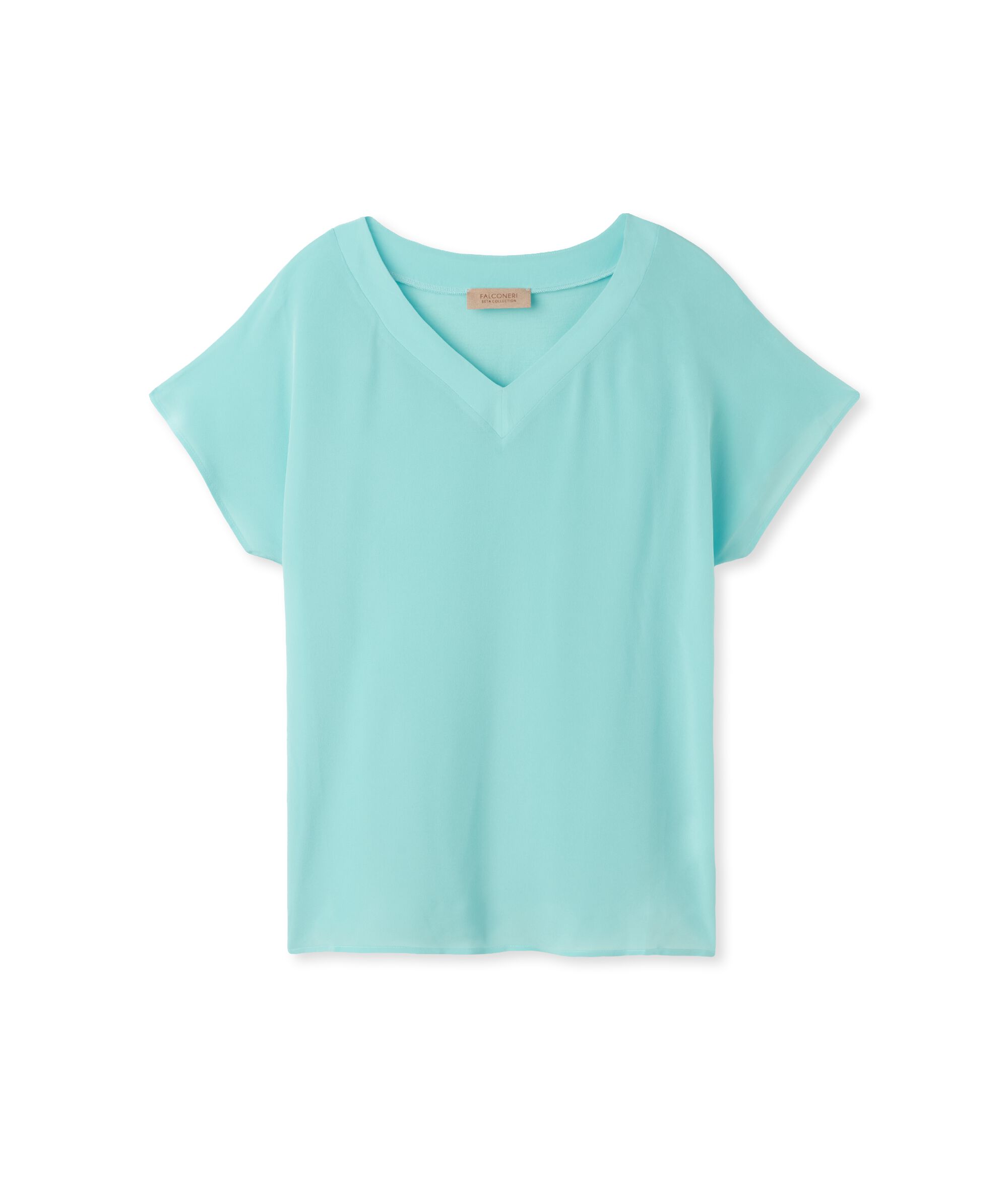 T-Shirt Seta Scollo V Kimono