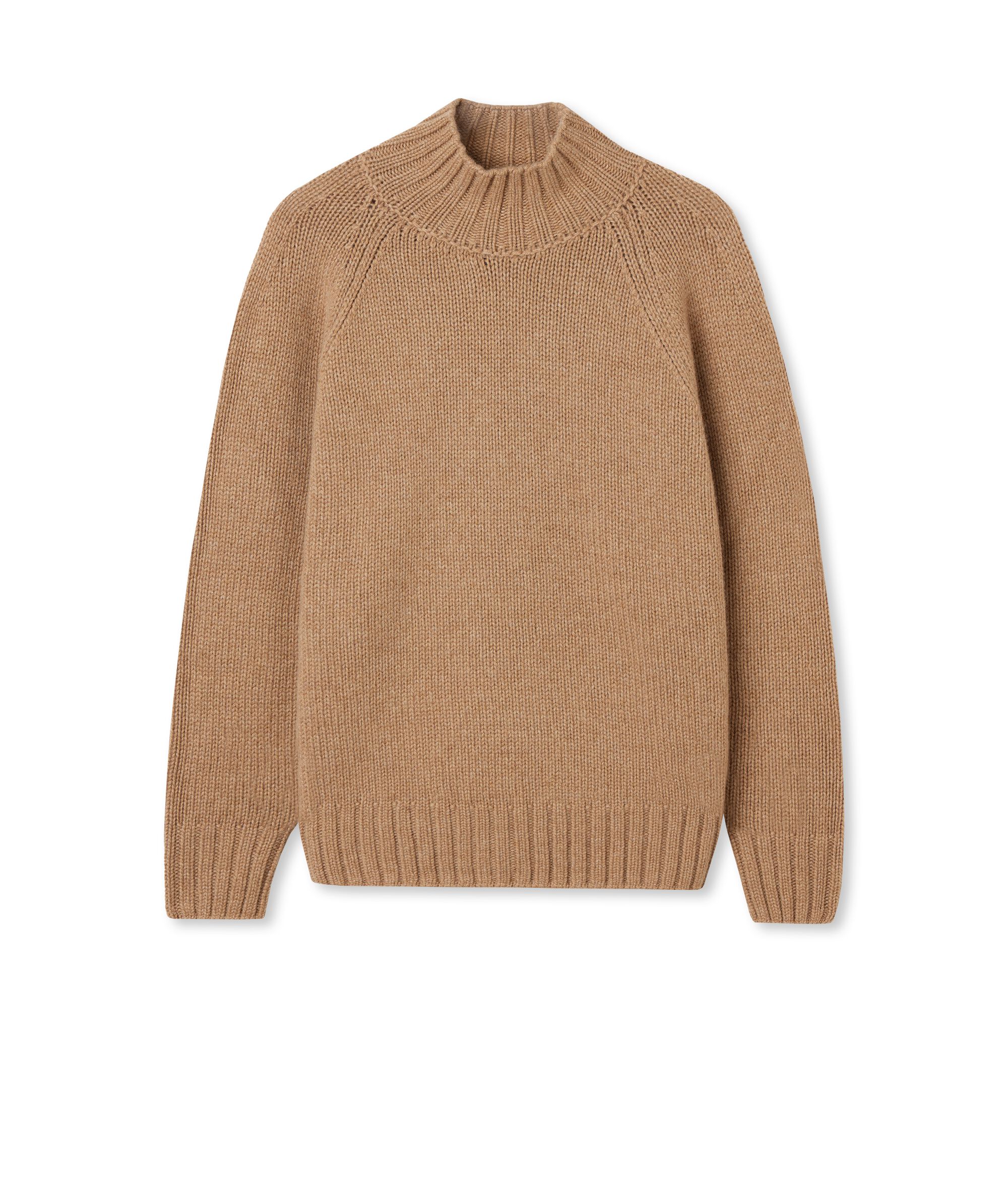 Ultrasoft Cashmere High-Neck Tricot Jumper