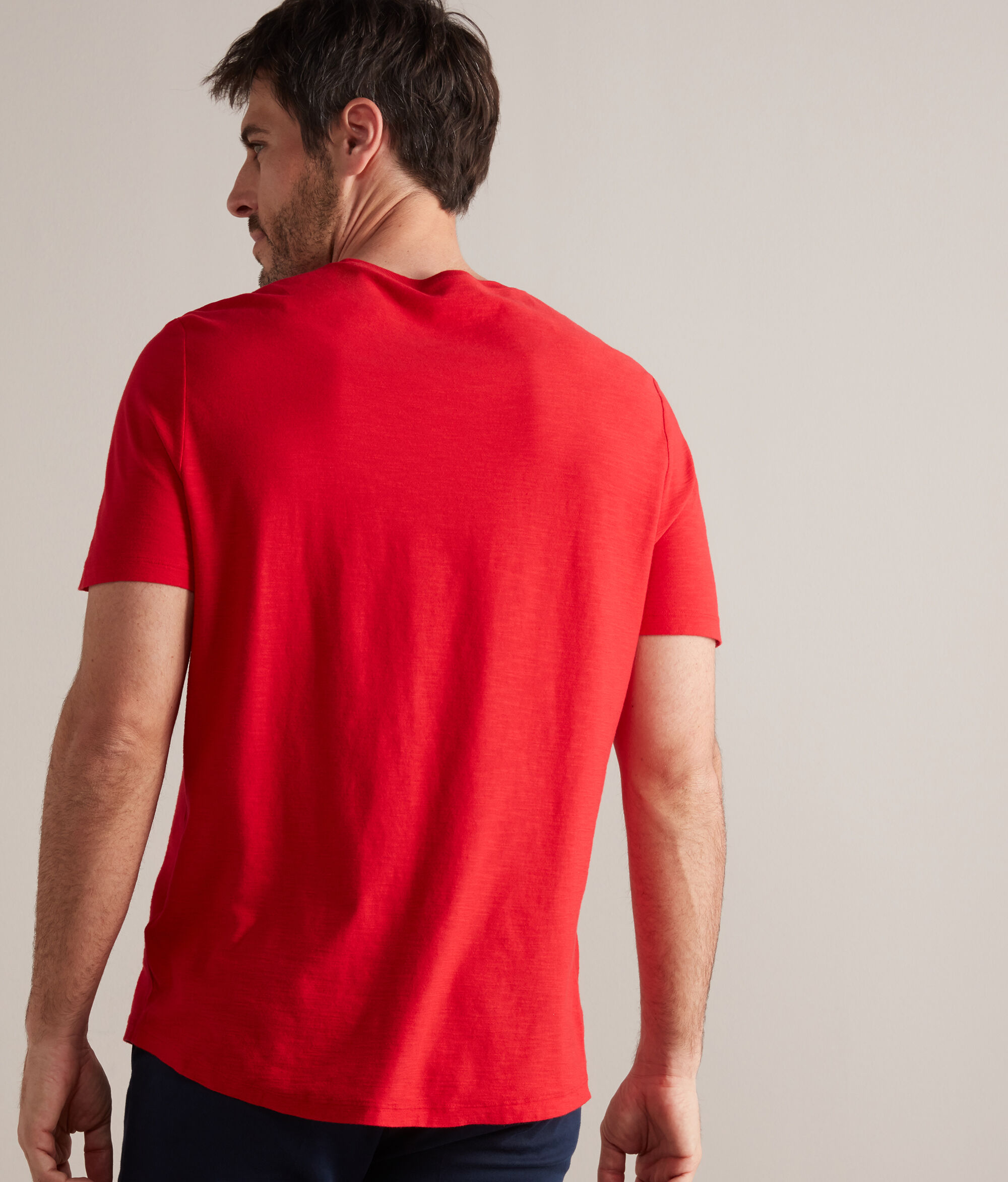 Camiseta de algodón retorcido